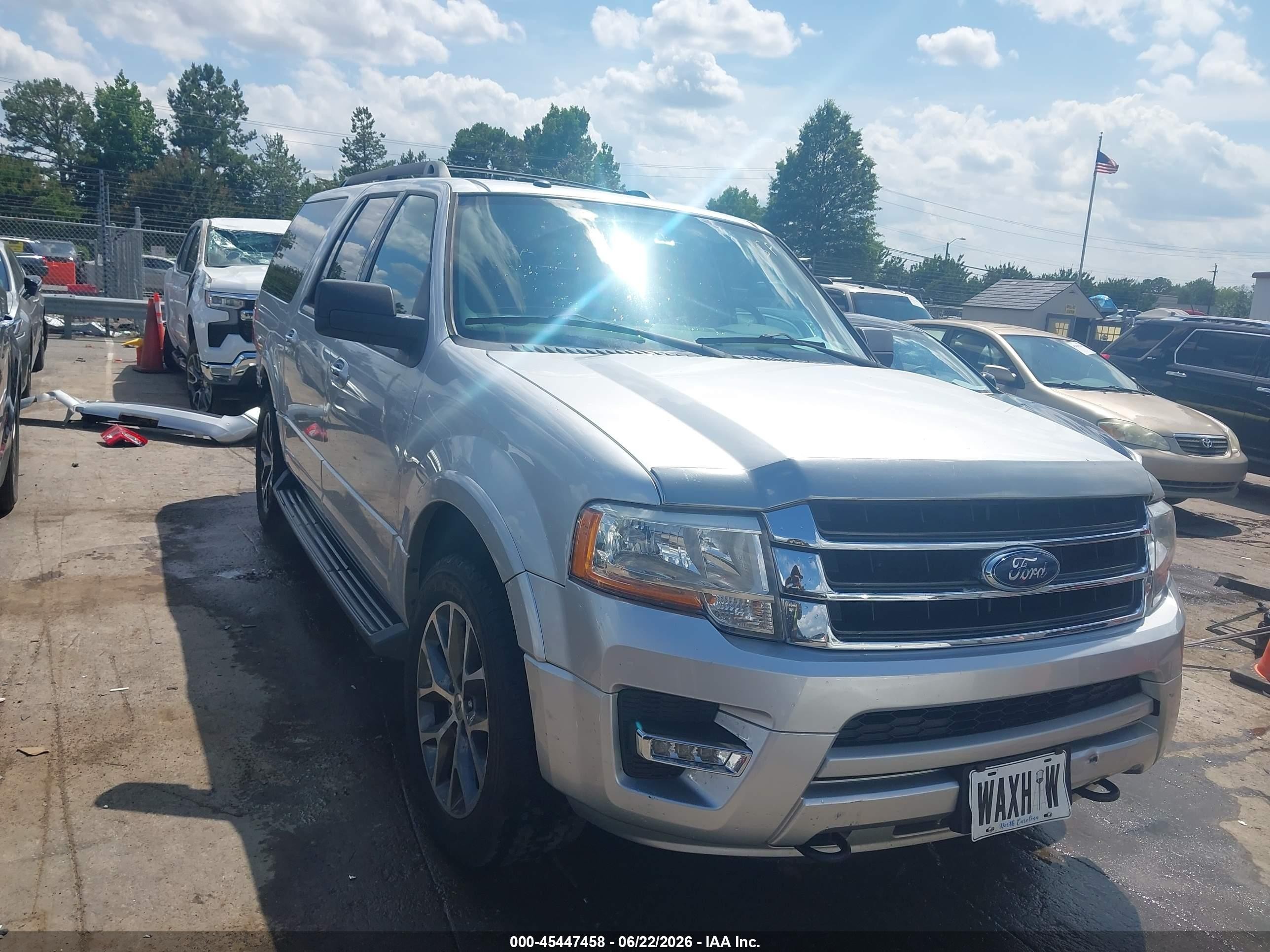 2017 Ford Expedition Max XLT, VIN 1FMJK1JT7HEA06577 — Rear end