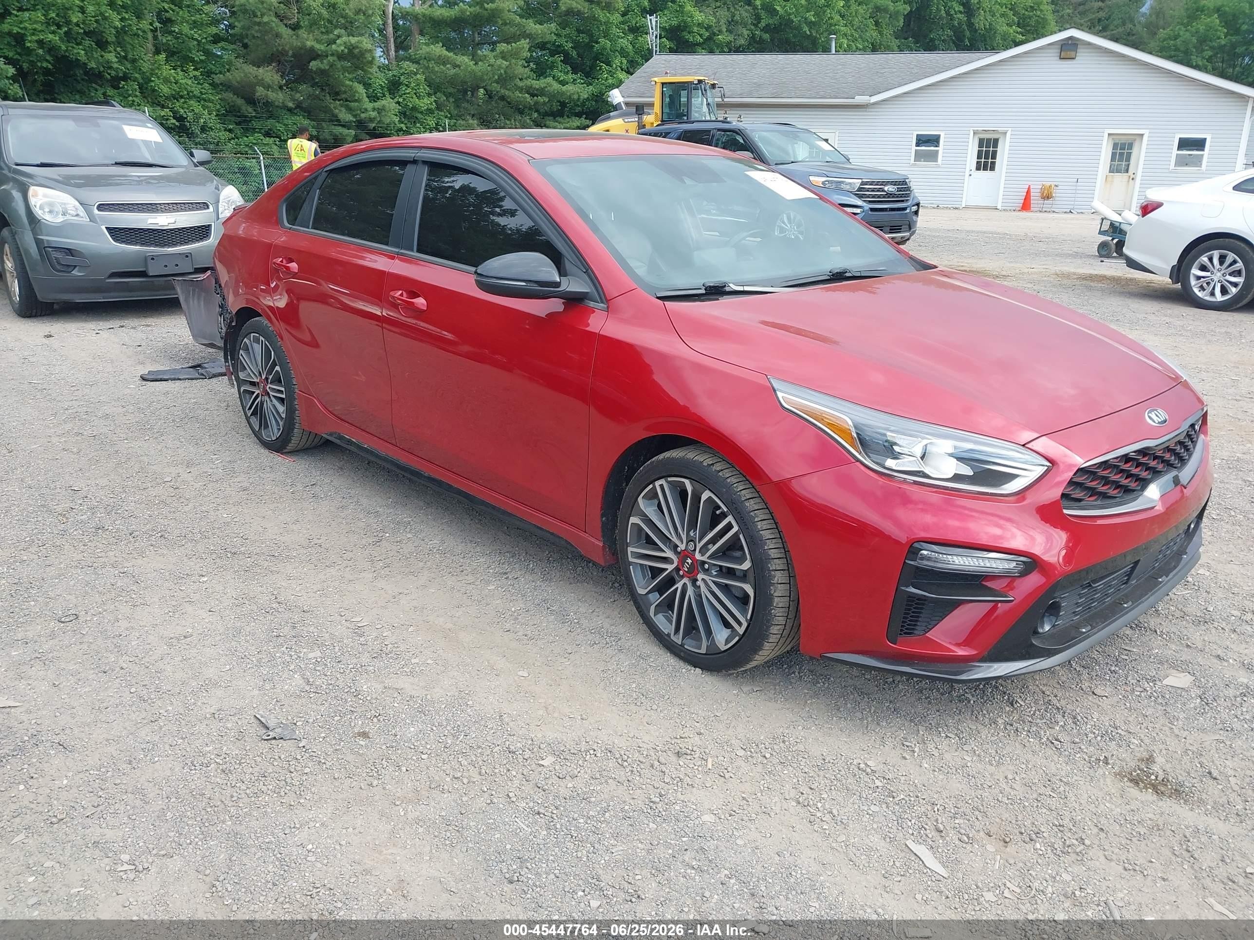 2021 Kia Forte GT, VIN 3KPF44AC0ME277355 — Rear end