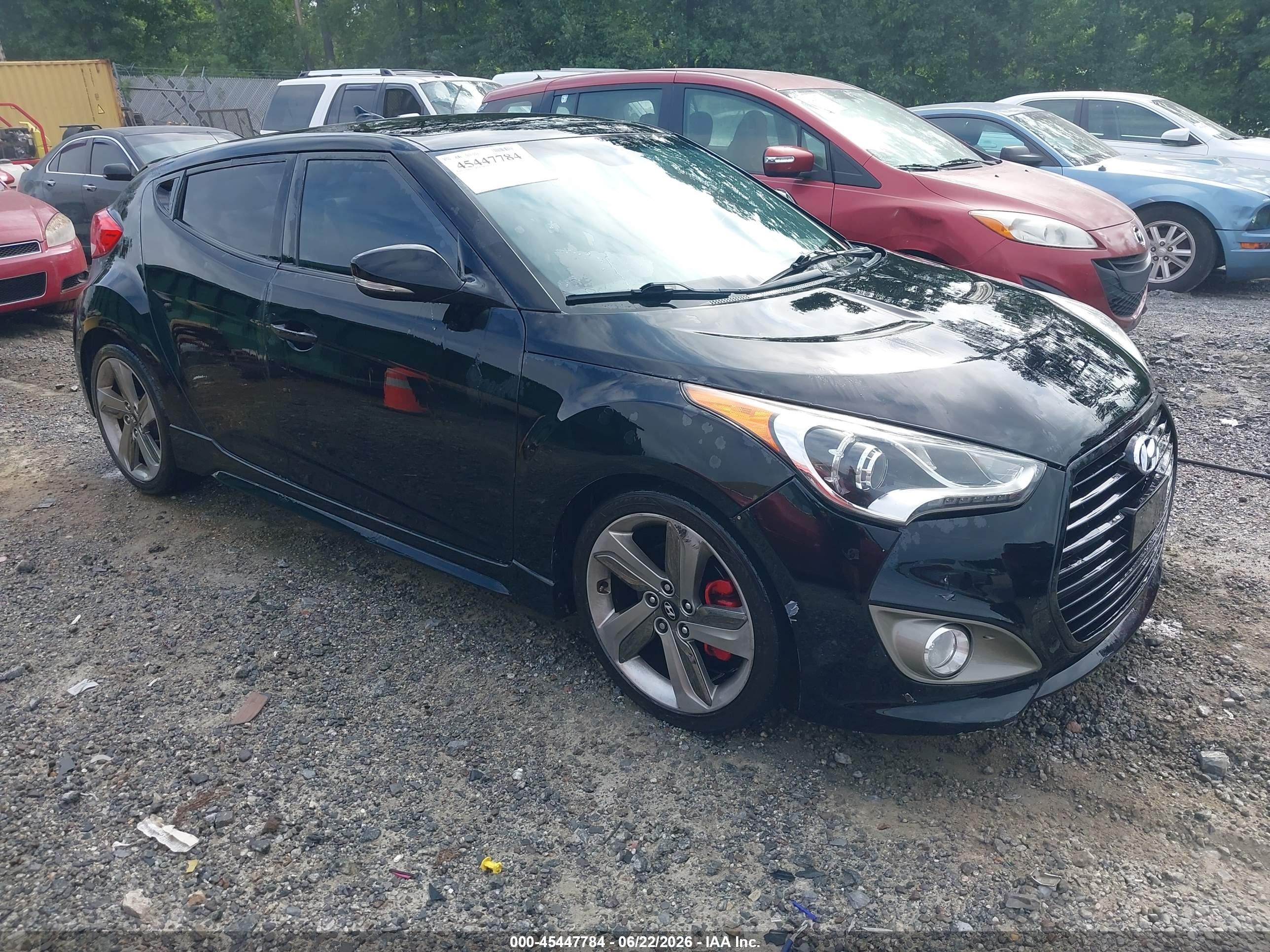 2013 Hyundai Veloster Turbo, VIN KMHTC6AE2DU118434 — Normal wear
