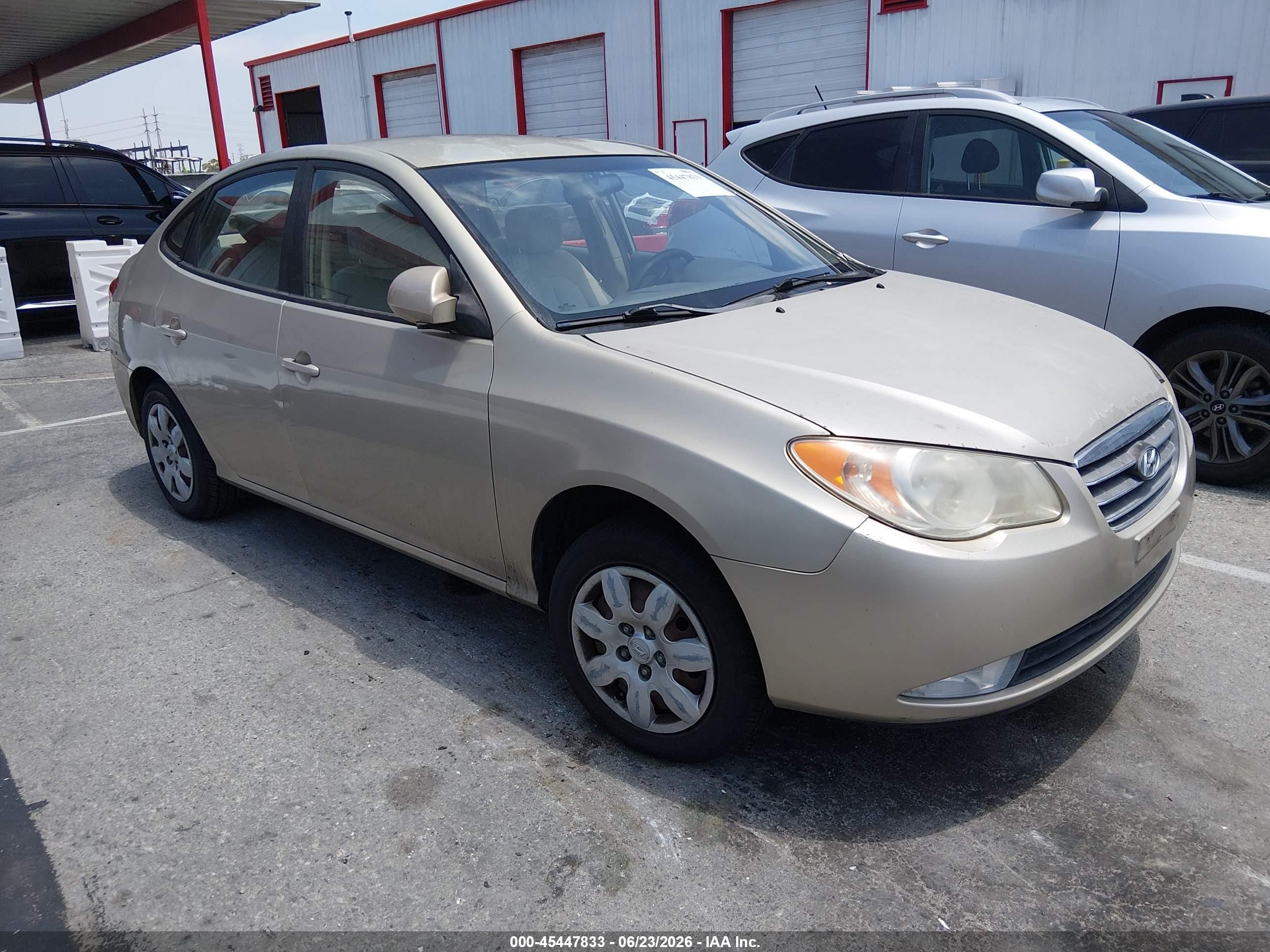 2008 Hyundai Elantra GLS, VIN KMHDU46D78U277901 — Normal wear