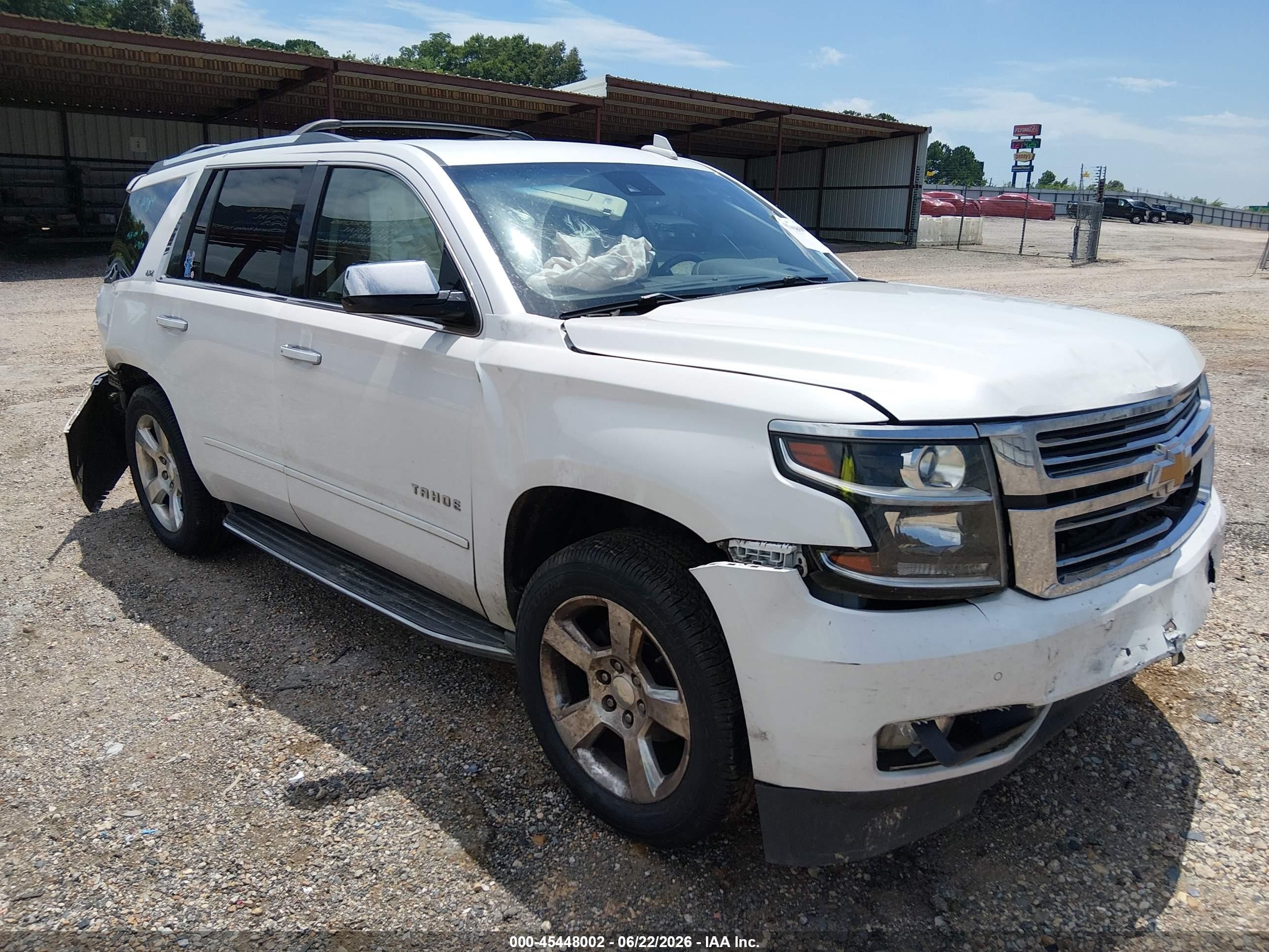 2016 Chevrolet Tahoe LTZ, VIN 1GNSCCKC2GR361915 — Rear end