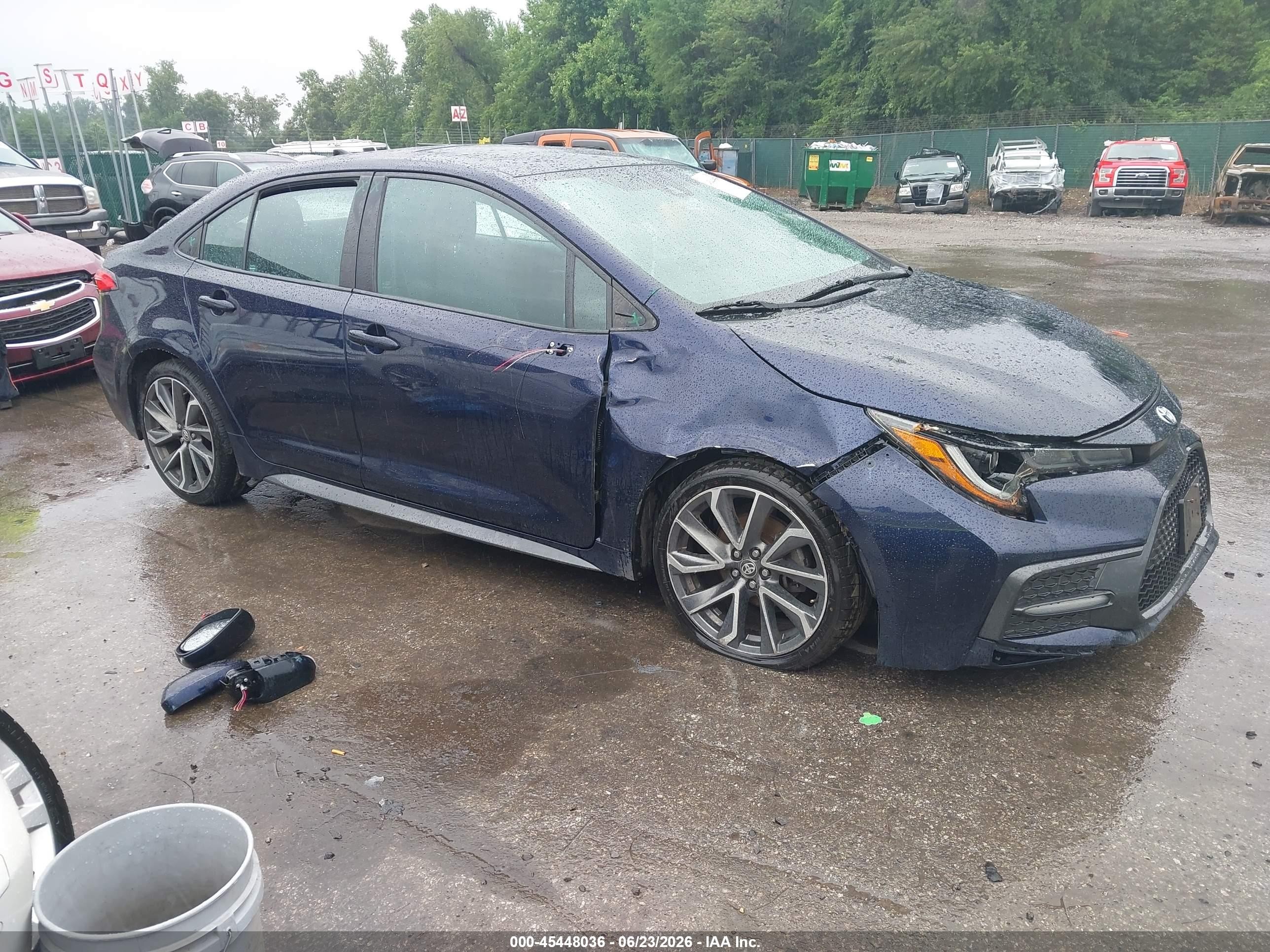 2021 Toyota Corolla SE, VIN 5YFP4MCEXMP076743 — Front end