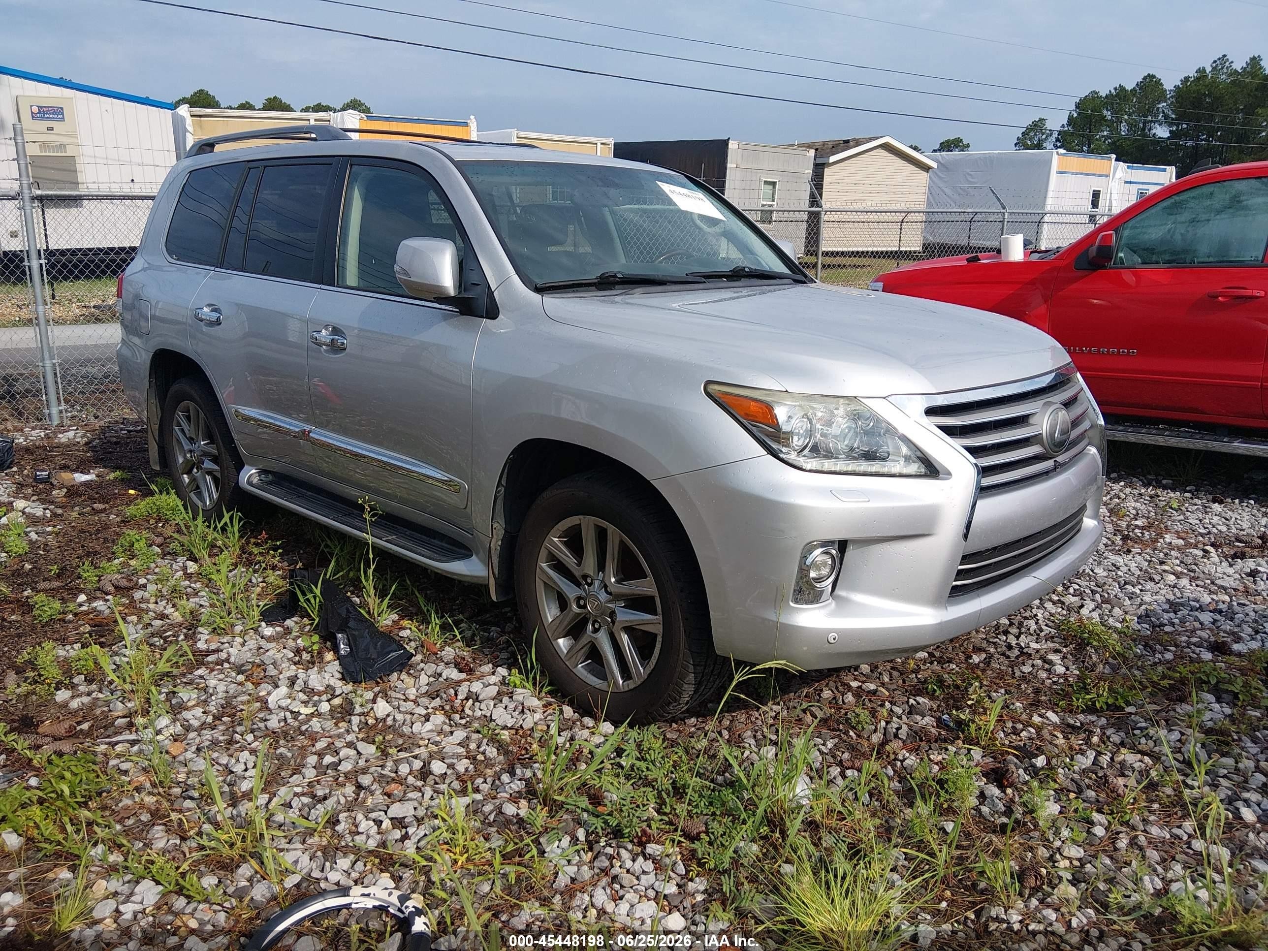 2015 Lexus LX 570, VIN JTJHY7AX0F4165805 — Water / flood