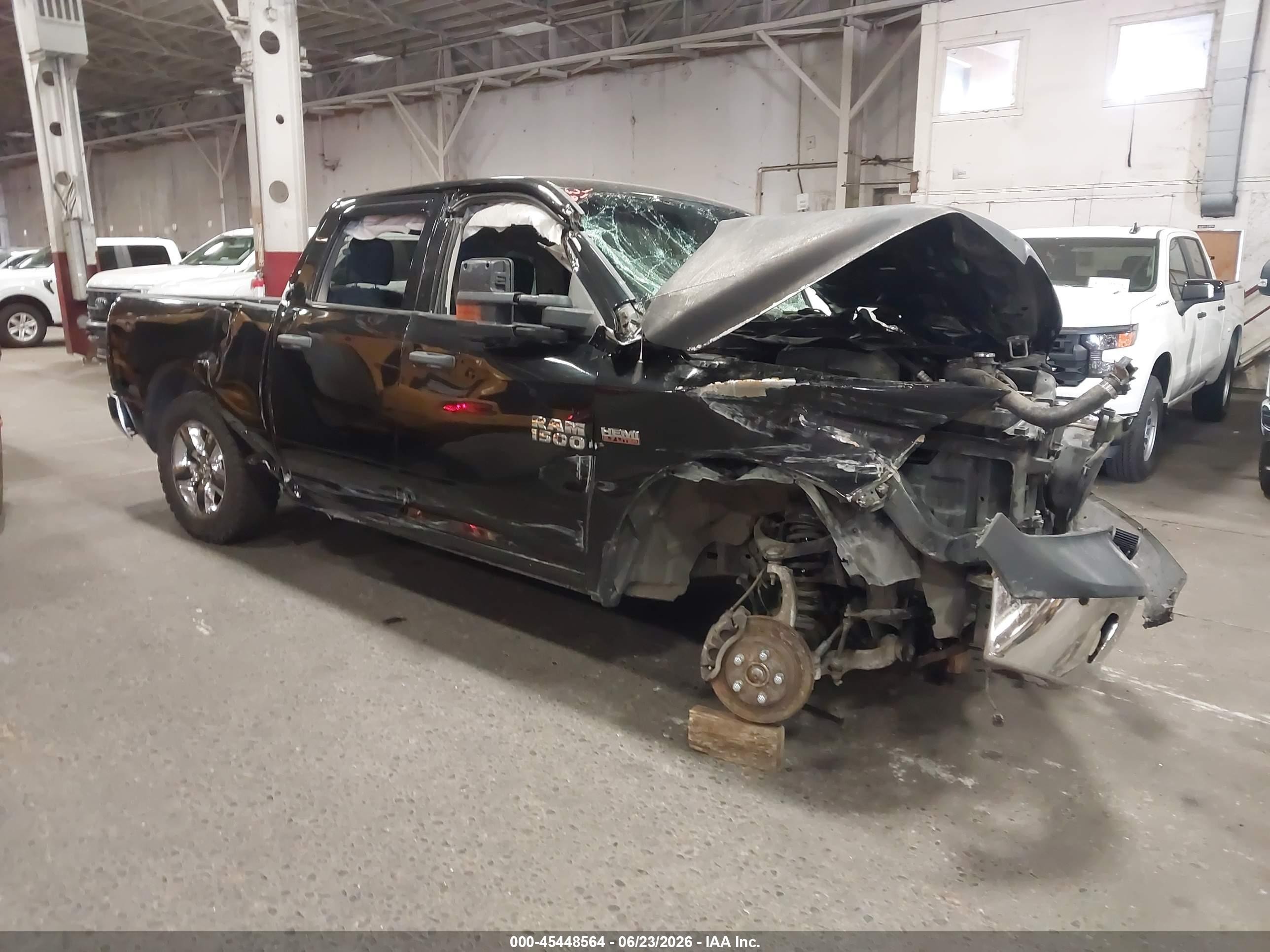 2017 Ram 1500 Tradesman, VIN 1C6RR7ST8HS620566 — Rollover