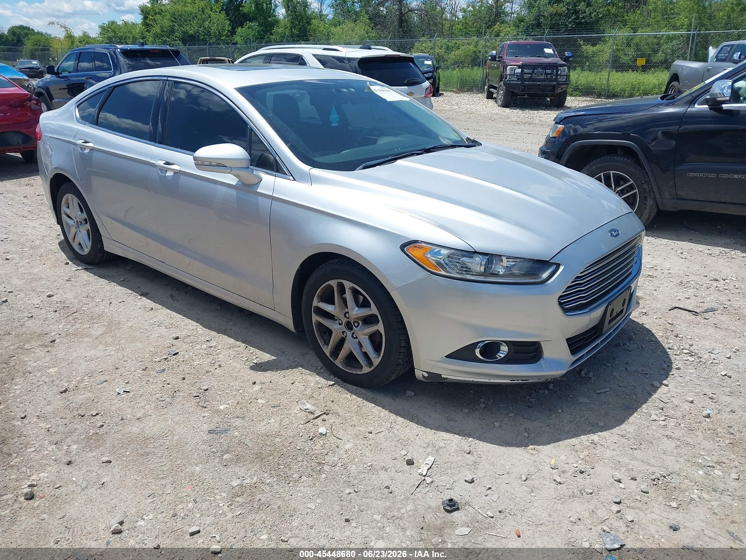 2015 Ford Fusion SE, VIN 3FA6P0HD0FR242914 — Rear end