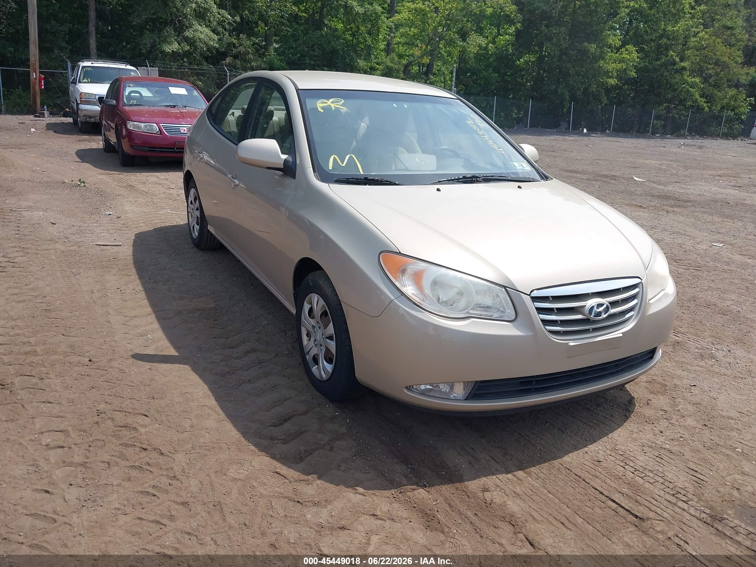 2010 Hyundai Elantra GLS, VIN KMHDU4AD5AU975680 — Normal wear