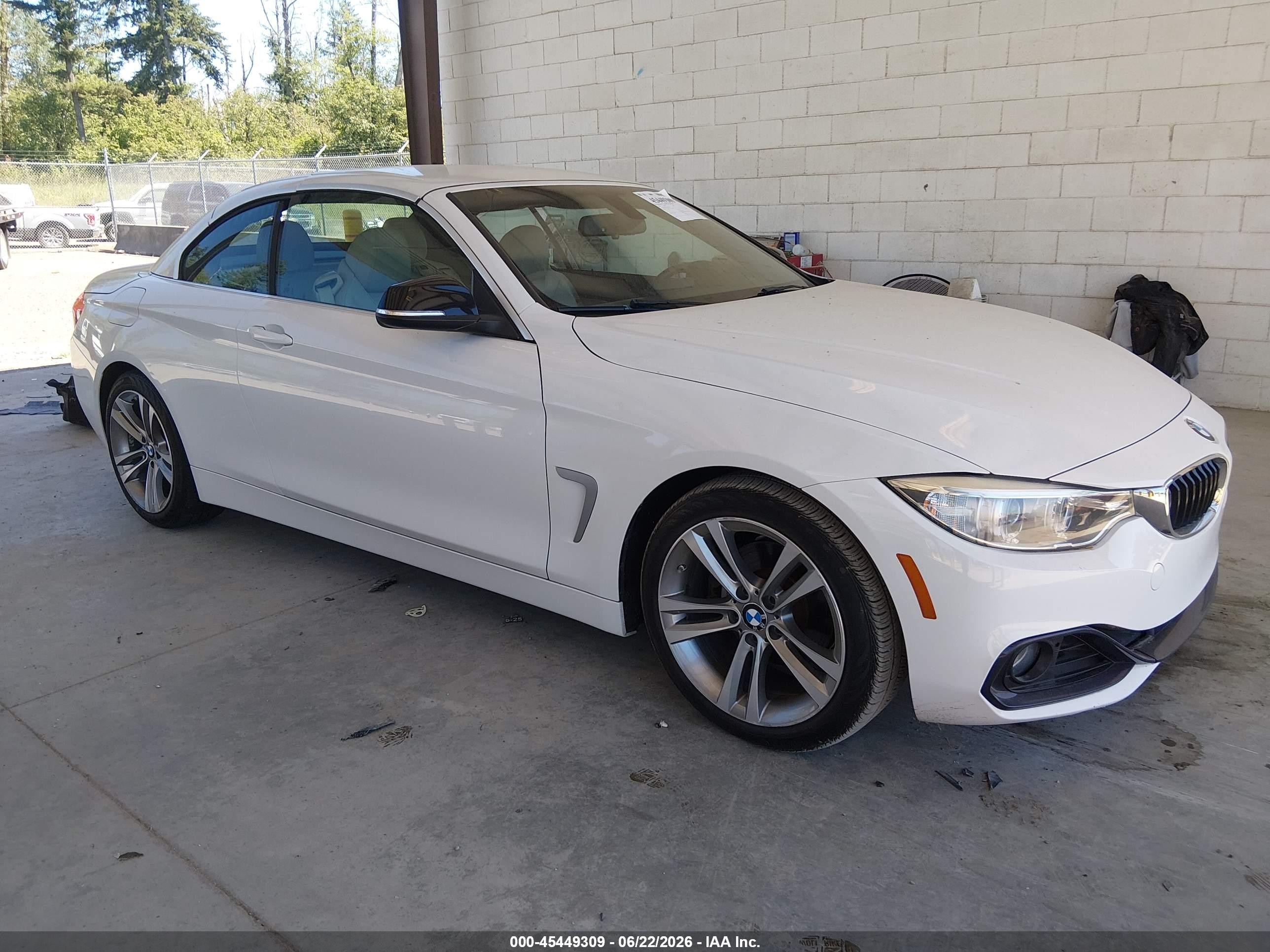 2014 BMW 4 Series 428i, VIN WBA3V7C57EJ873189 — Water / flood