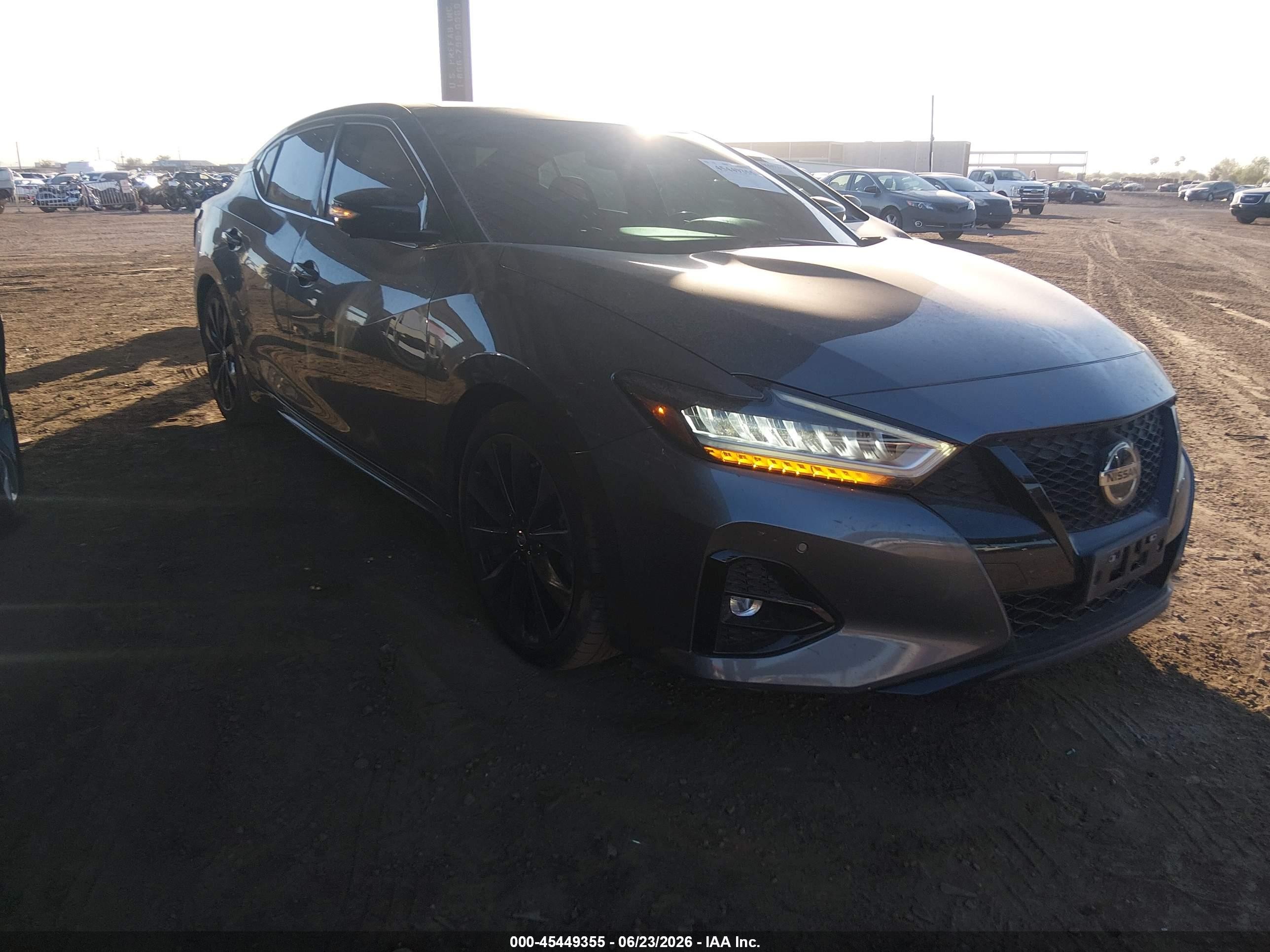 2021 Nissan Maxima SR, VIN 1N4AA6EV6MC514731 — Зад