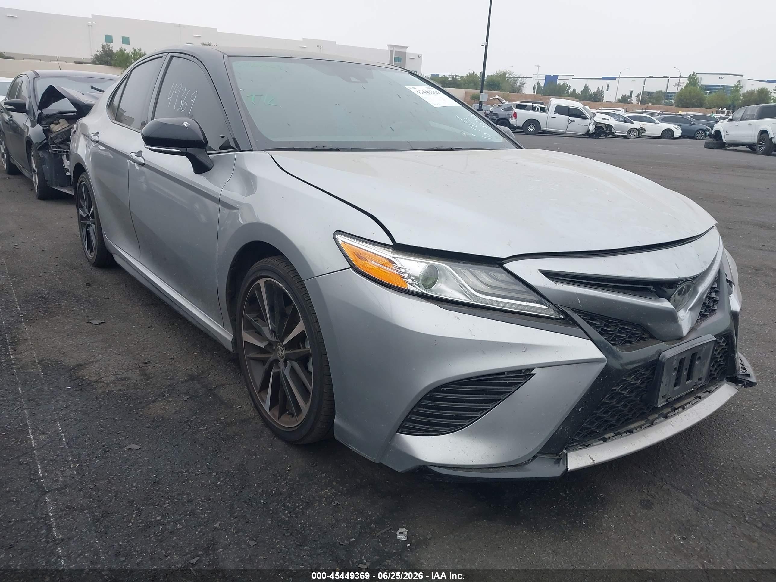 2020 Toyota Camry XSE, VIN 4T1K61AK4LU374682 — Rear end
