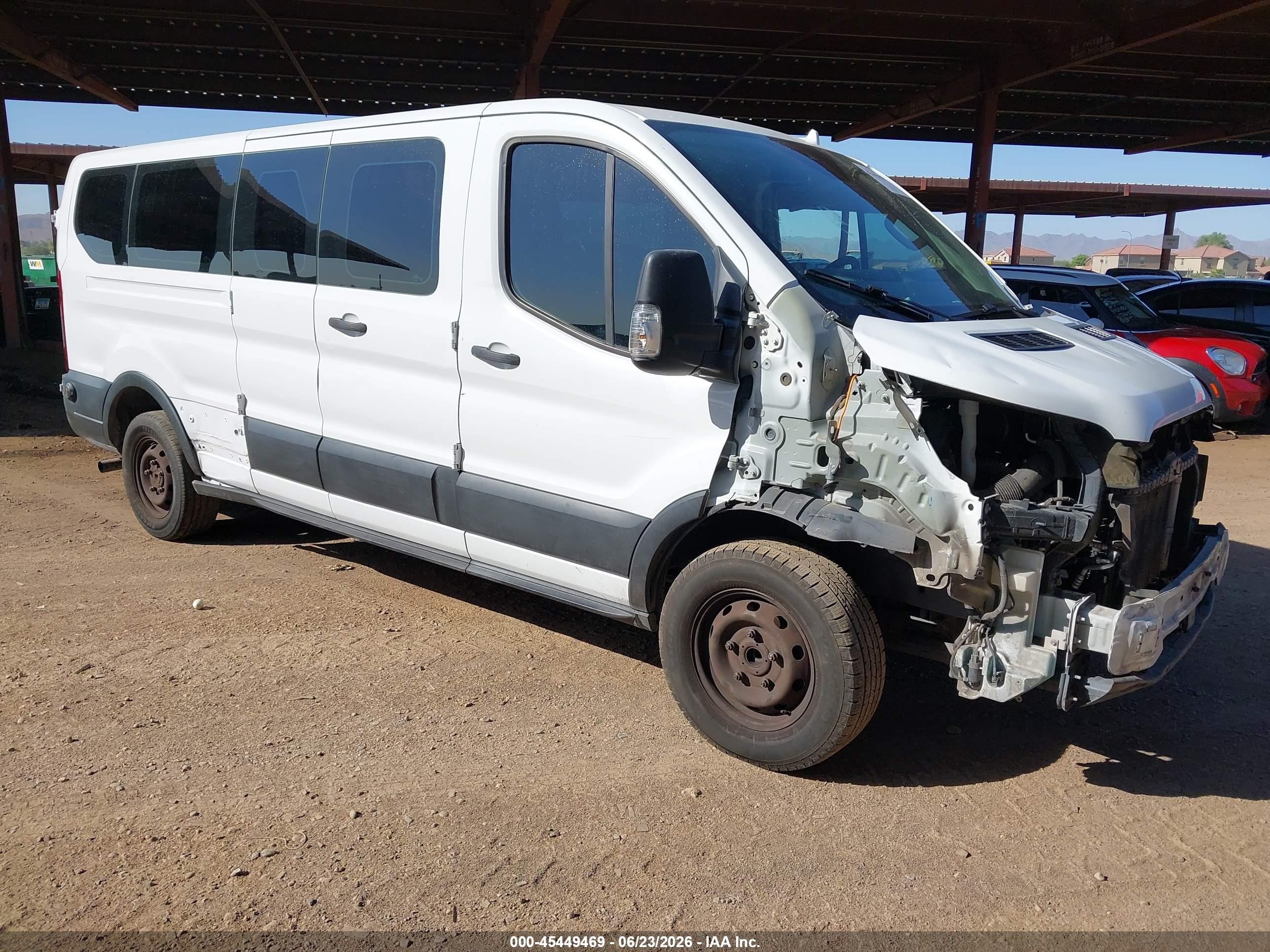 2020 Ford Transit Passenger XL, VIN 1FBAX2Y8XLKA24681 — Front end