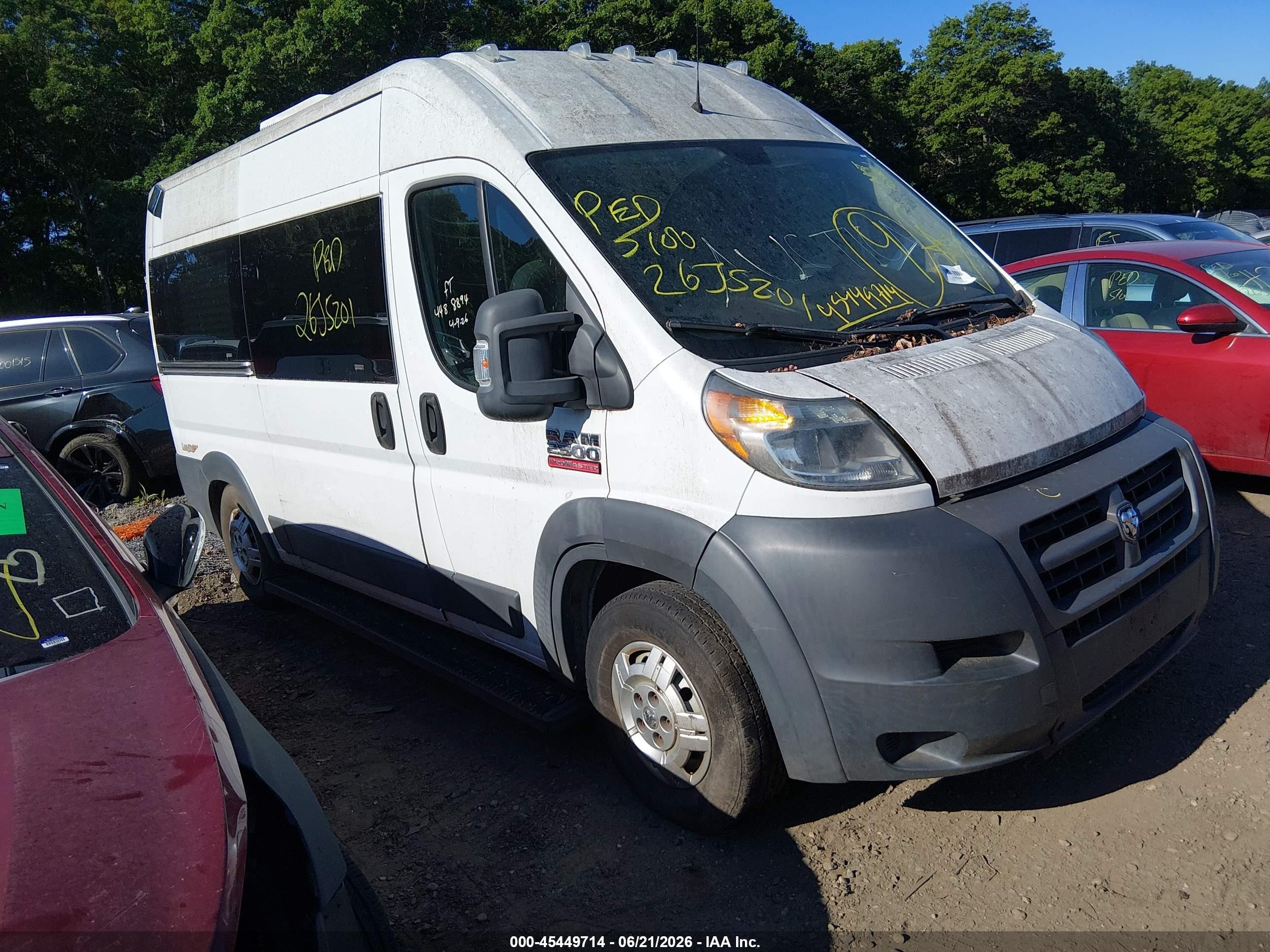 2014 Ram ProMaster, VIN 3C6TRVCDXEE131022 — Not stated