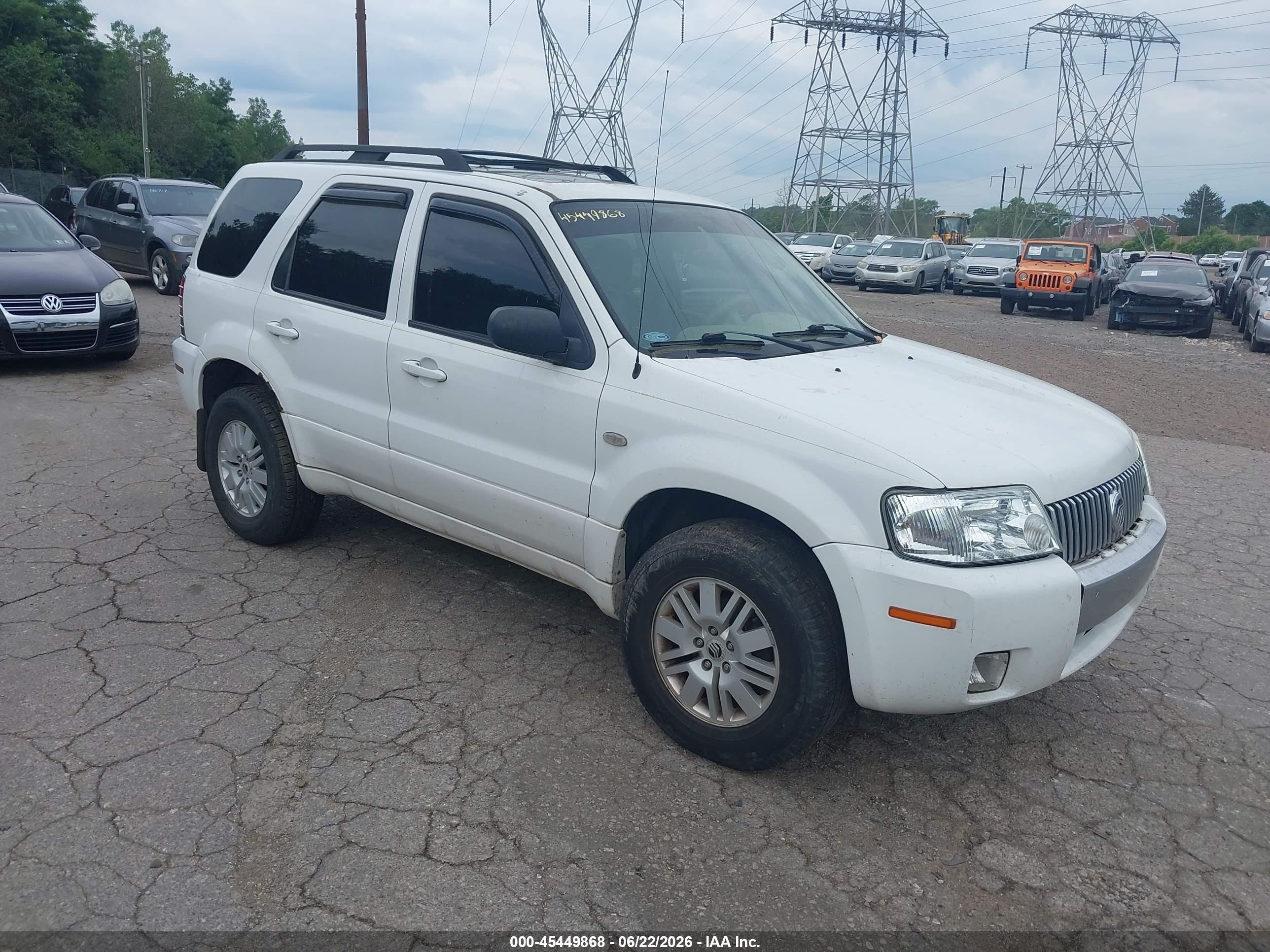 2007 Mercury Mariner Luxury, VIN 4M2YU81137KJ12569 — Normal wear