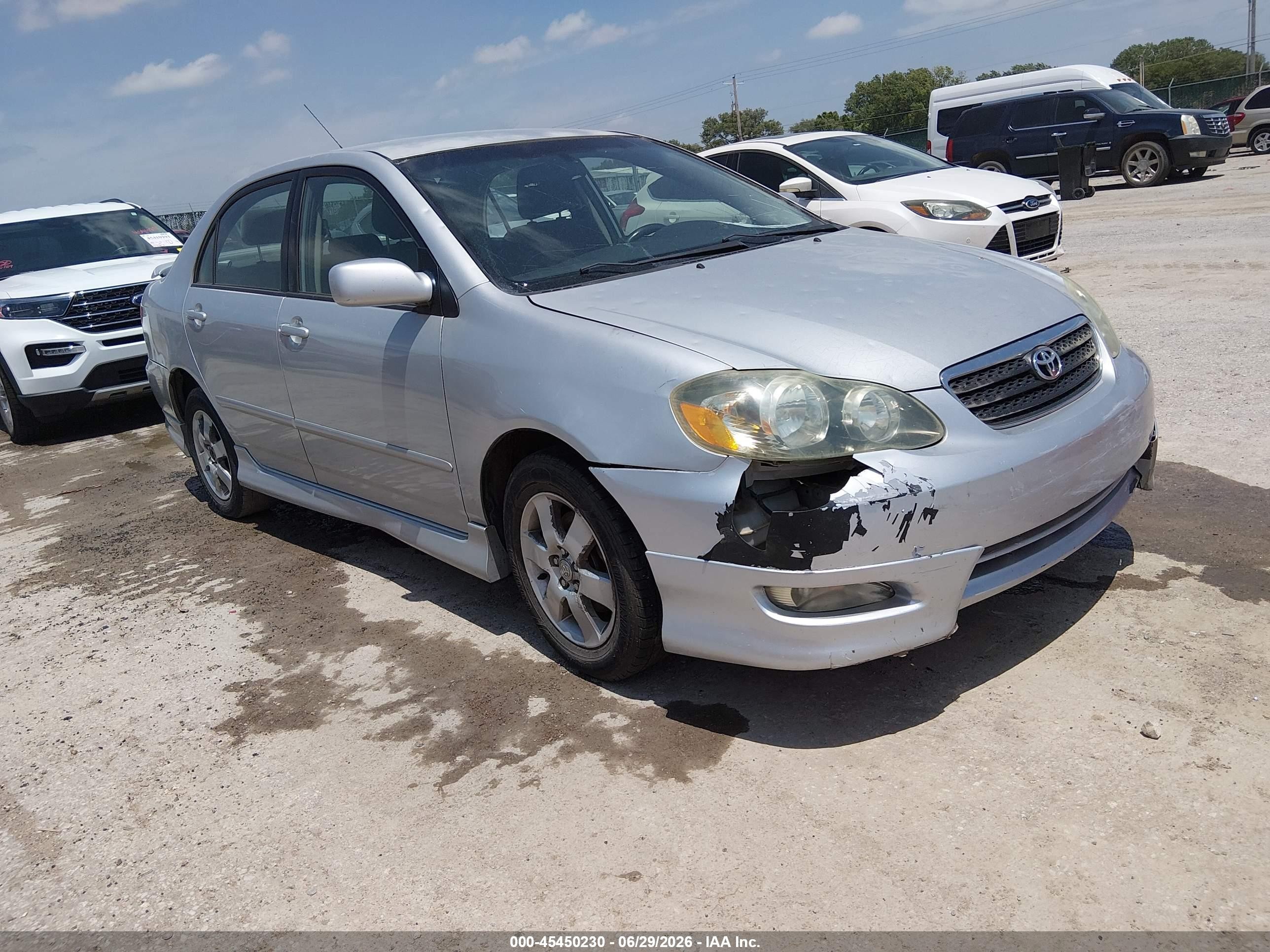 2007 Toyota Corolla CE, VIN 1NXBR32E47Z787610 — Hail