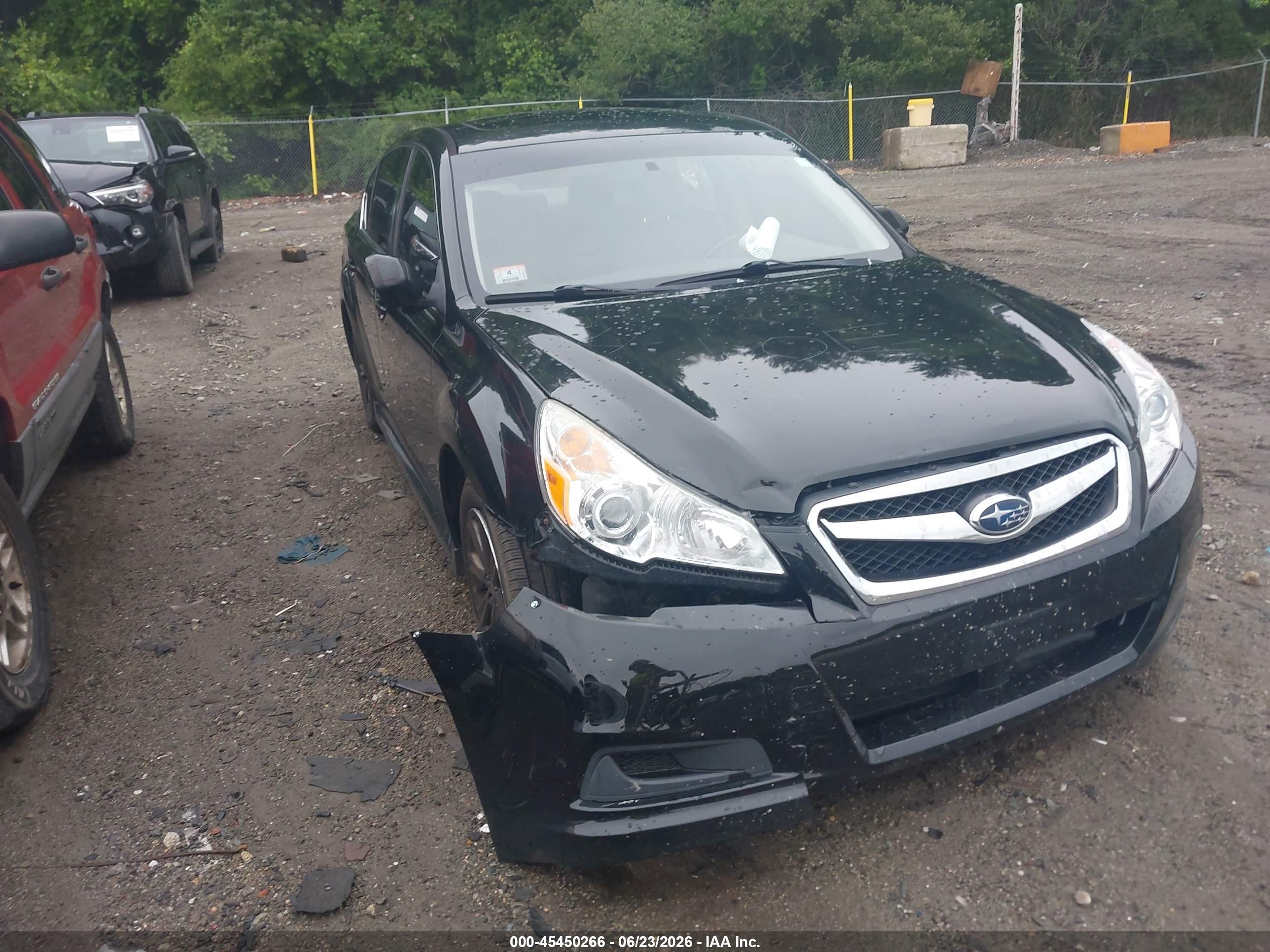2011 Subaru Legacy Premium Power Moon, VIN 4S3BMBG63B3245170 — Vandalism