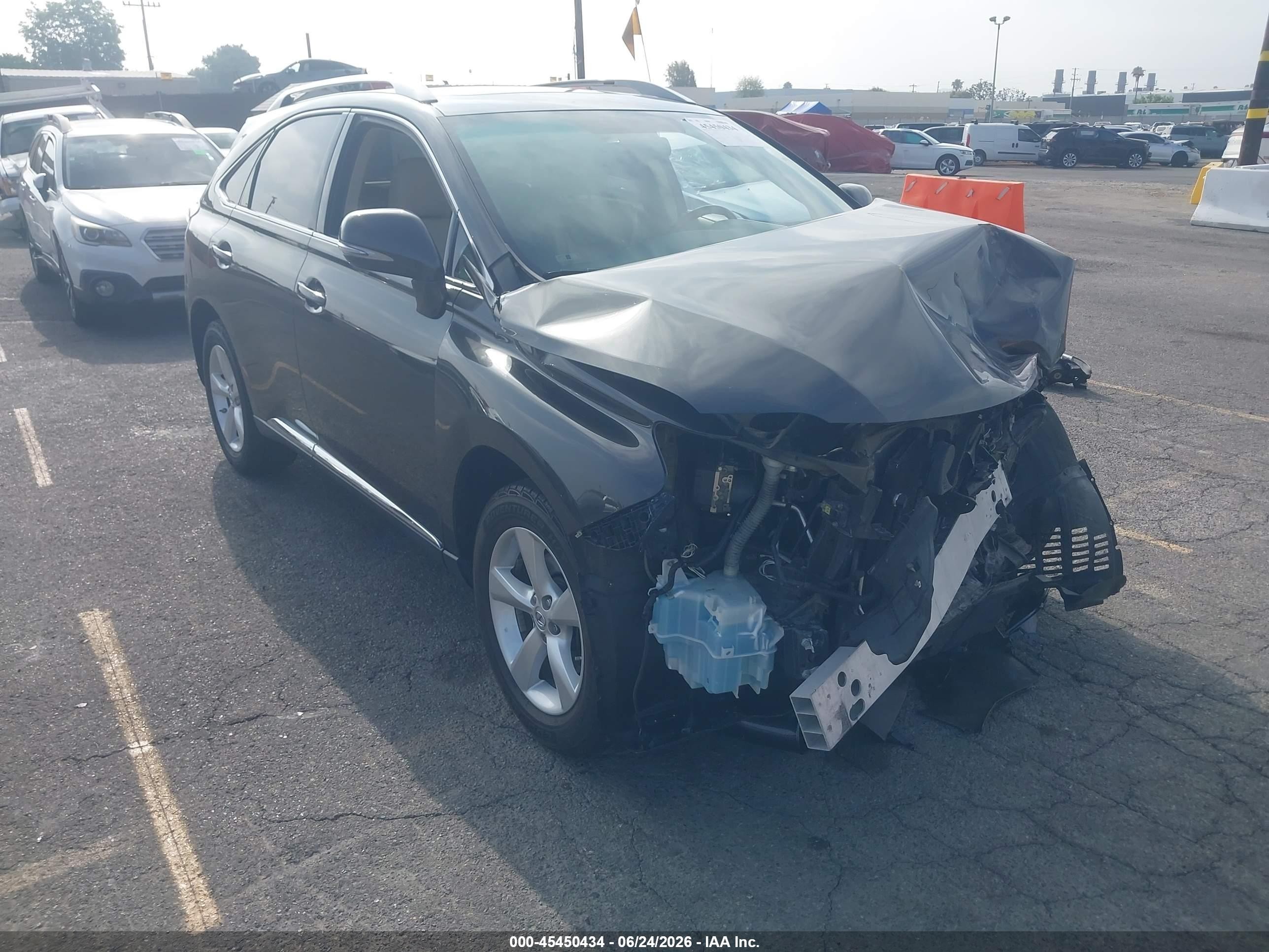 2010 Lexus RX 350, VIN 2T2ZK1BA9AC018142 — Front end