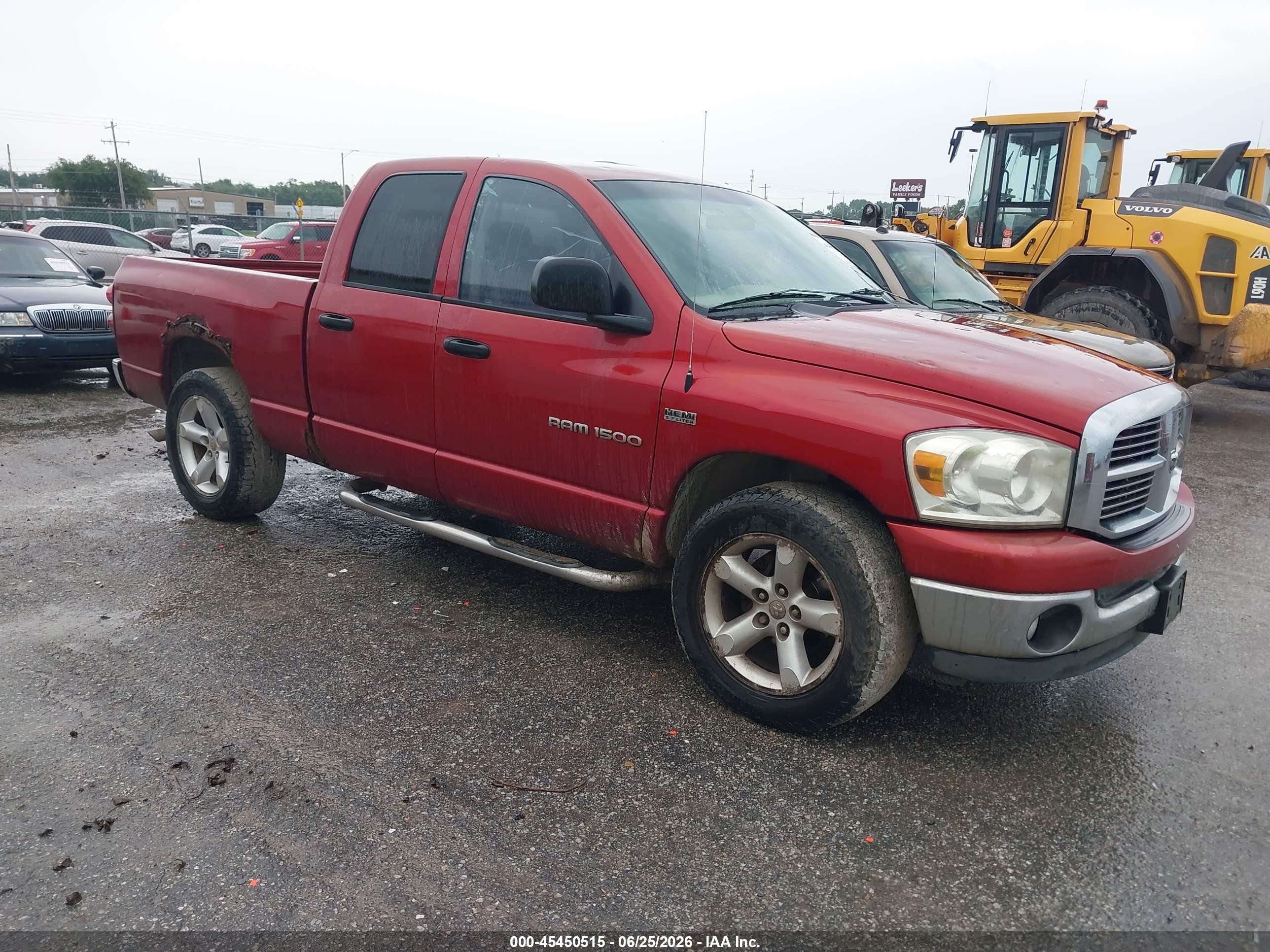 2007 Dodge 1500 SLT, VIN 1D7HA18277S225189 — Обычный износ