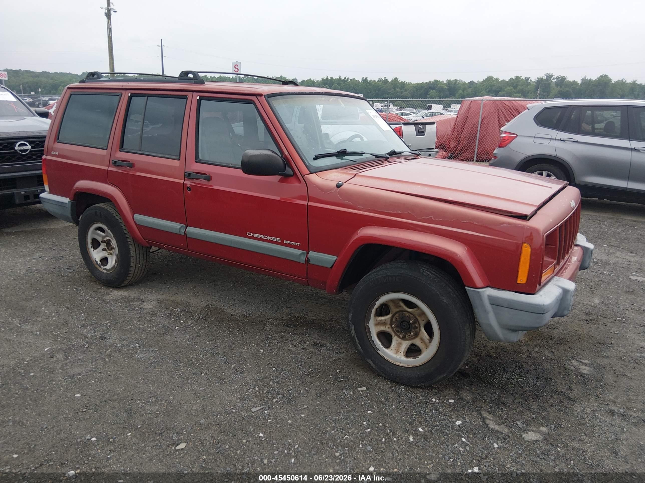 1999 Jeep Cherokee Sport, VIN 1J4FF68S3XL630941 — Обычный износ