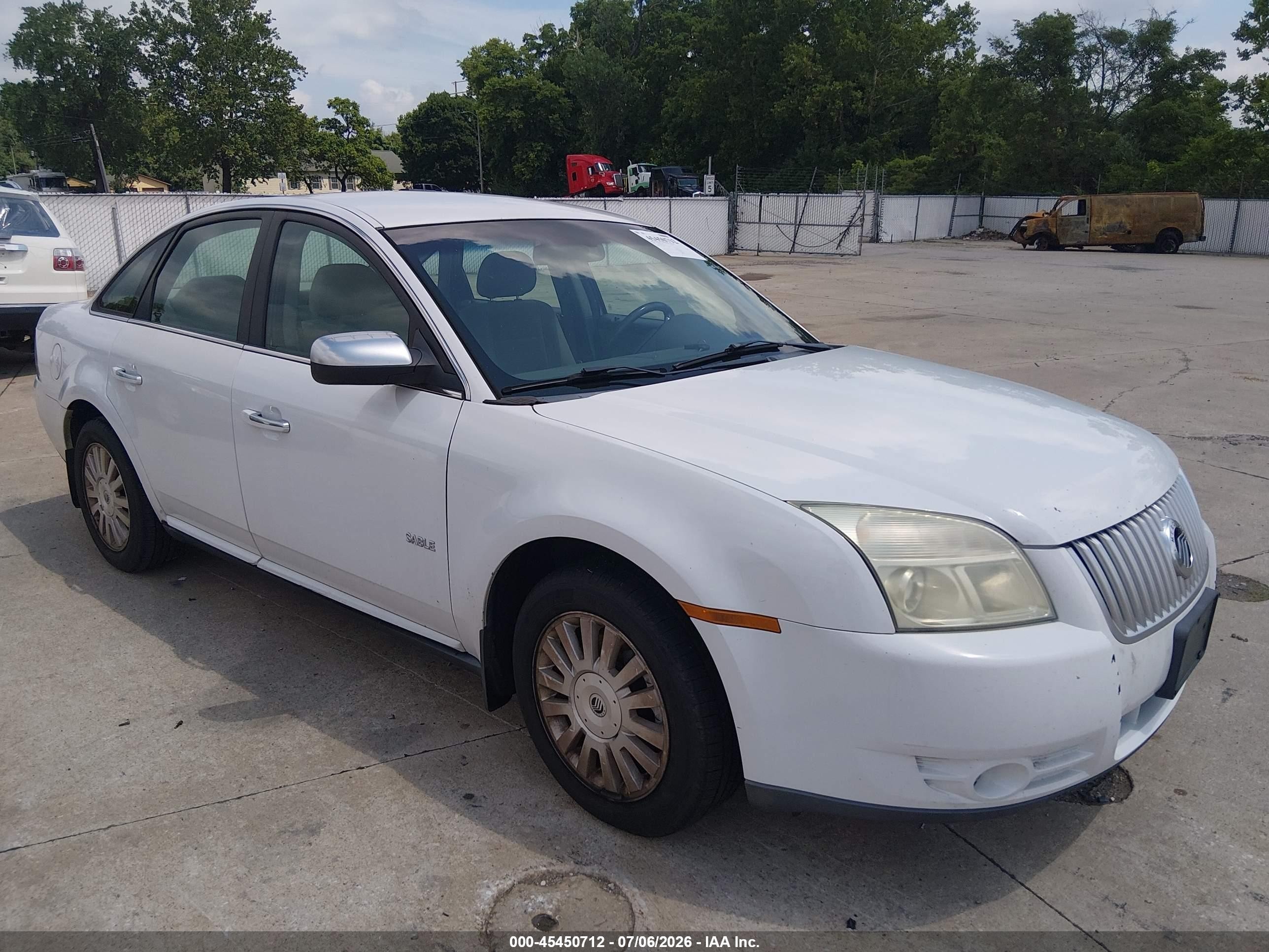 2008 Mercury Sable, VIN 1MEHM40W28G624564 — Обычный износ