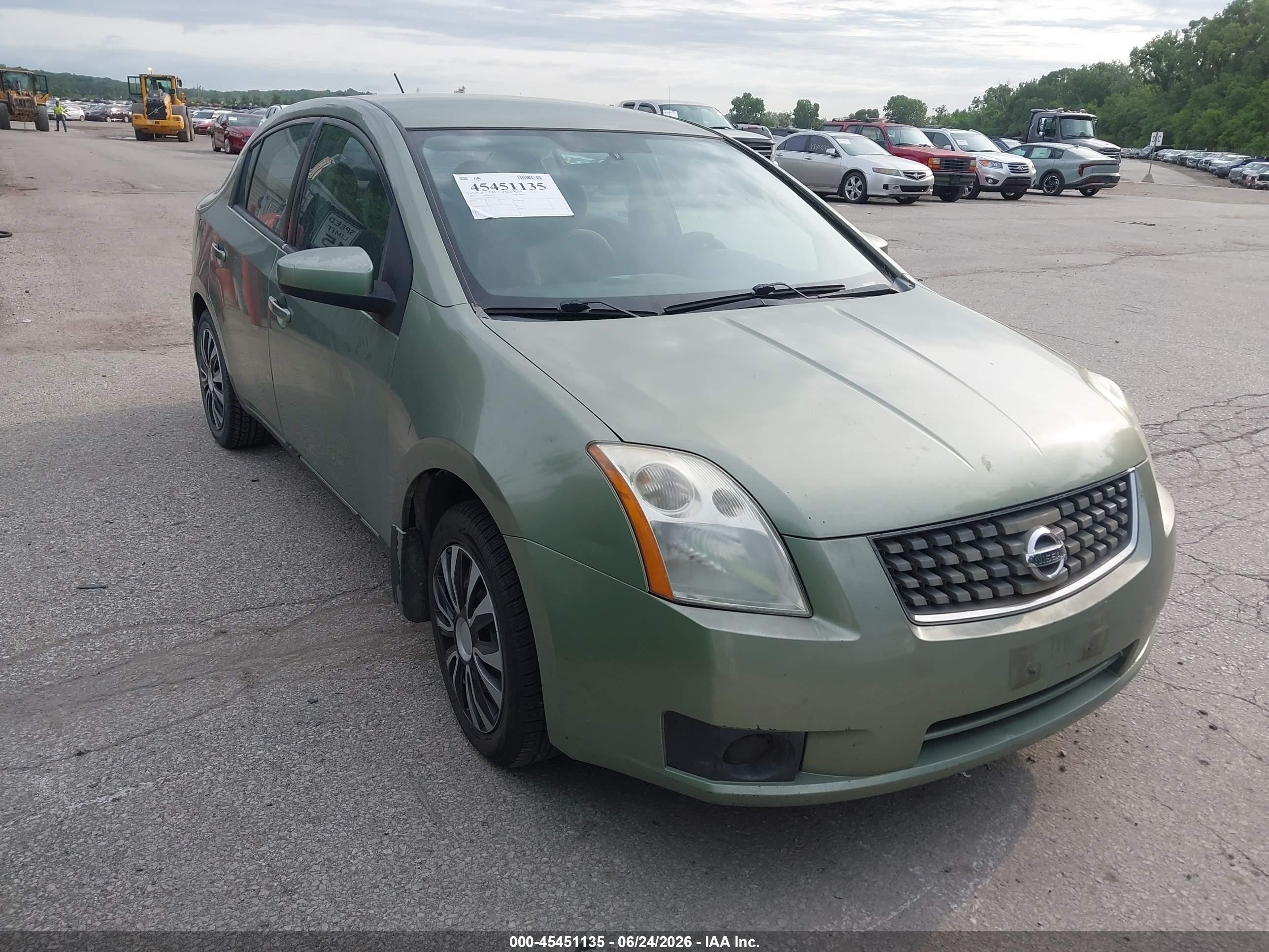2007 Nissan Sentra S, VIN 3N1AB61E67L645912 — Normal wear