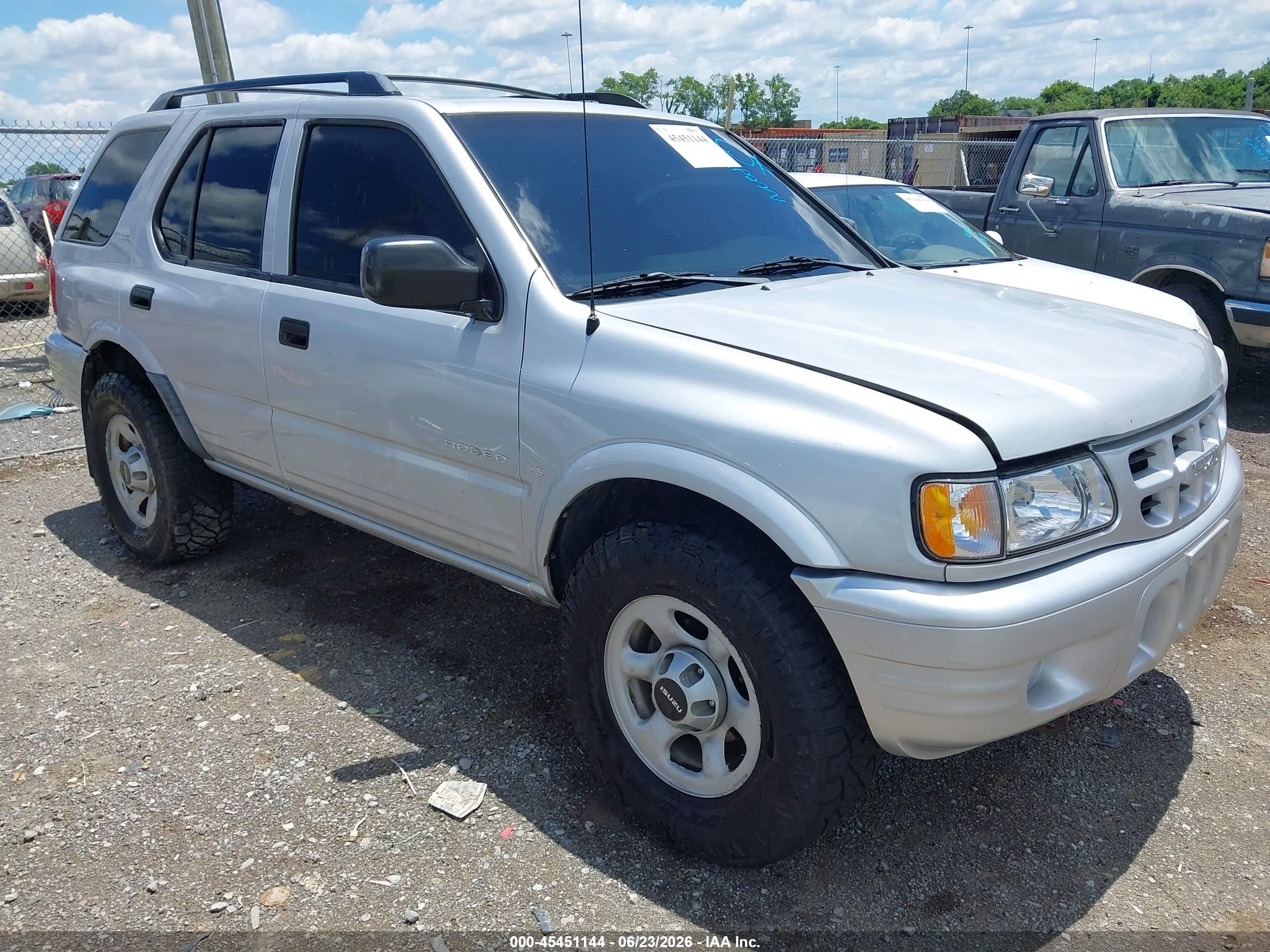 2001 Isuzu Rodeo S, VIN 4S2DM58W914342654 — Обычный износ