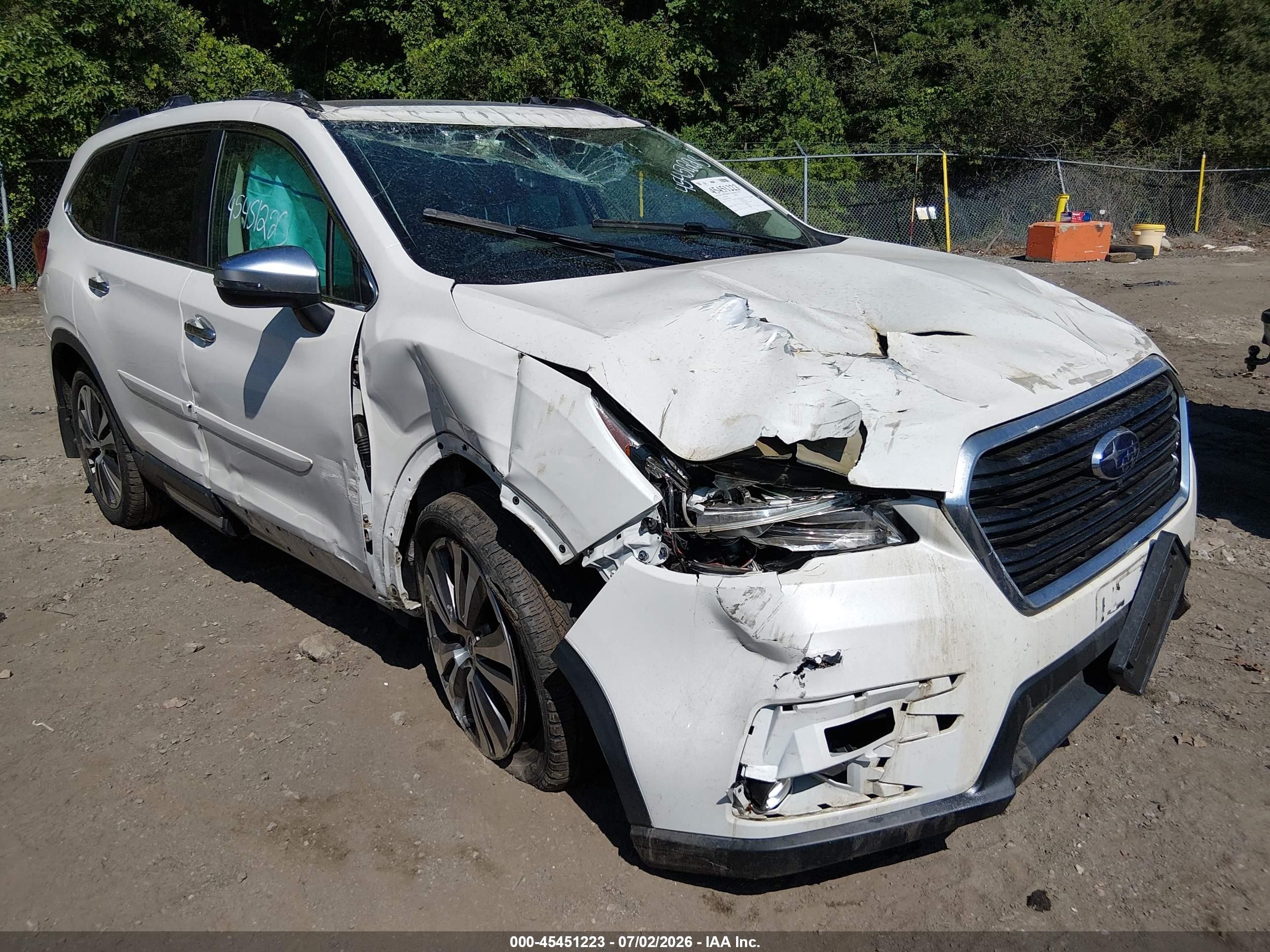 2021 Subaru Ascent Touring, VIN 4S4WMARD2M3472078 — Rollover