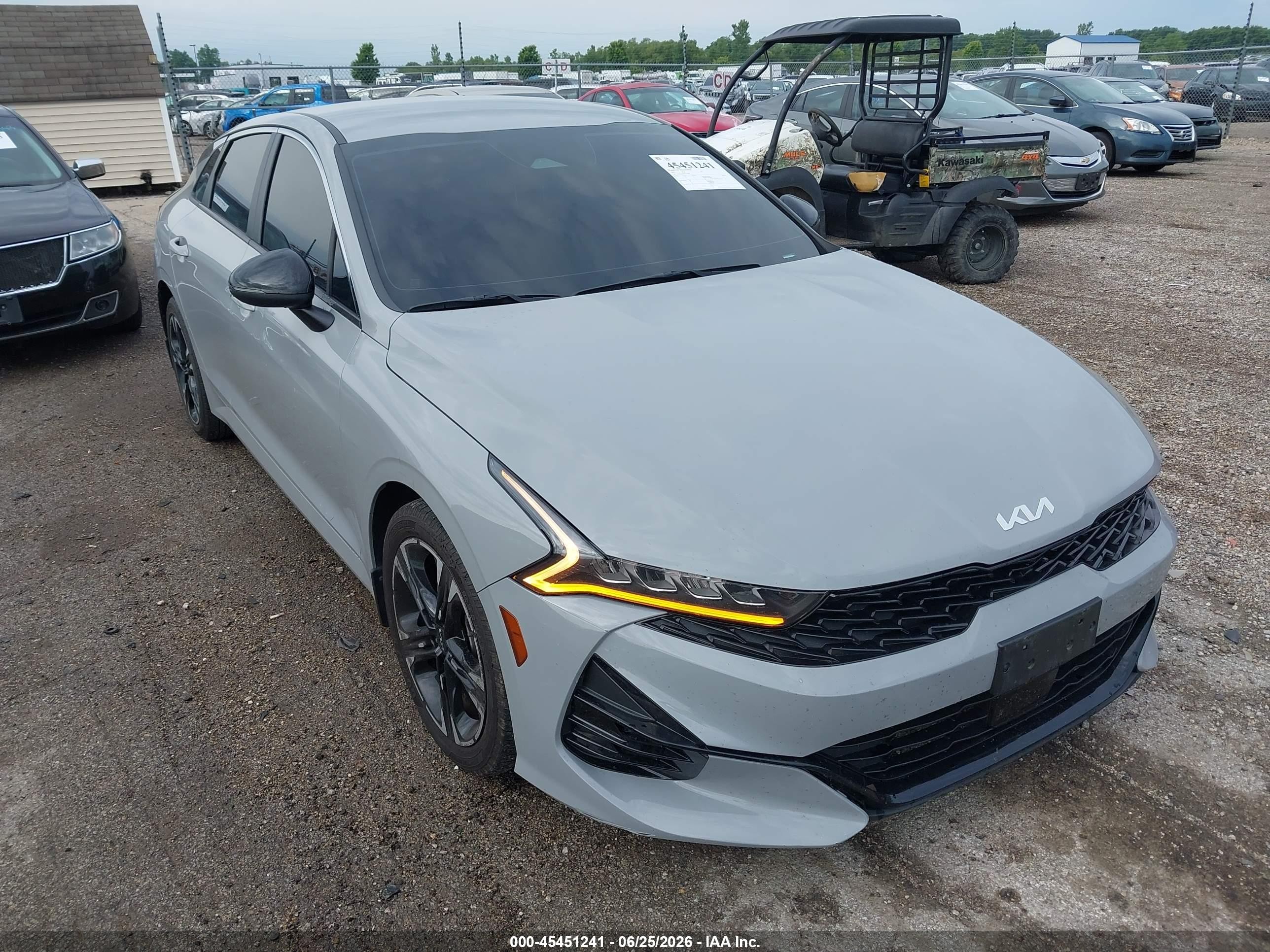 2022 Kia K5 GT-Line, VIN 5XXG64J2XNG155908 — Rear end