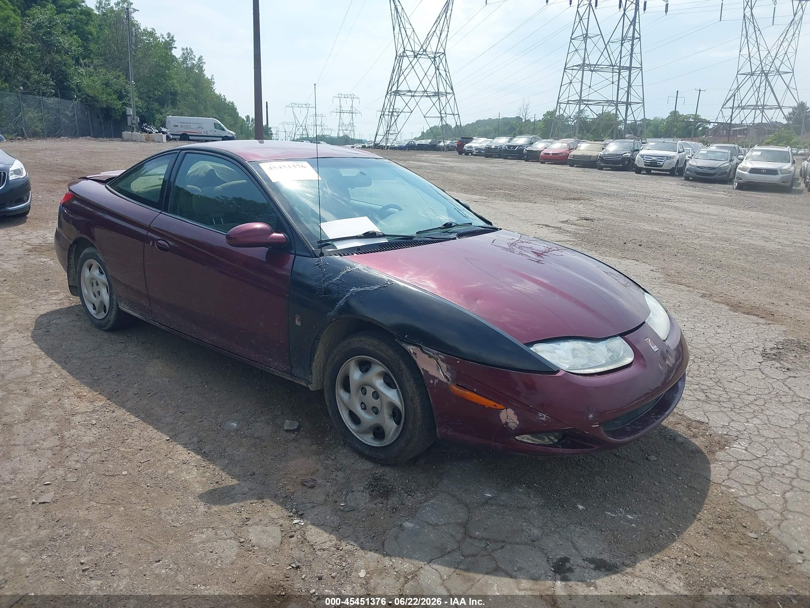 2002 Saturn SC, VIN 1G8ZY12782Z258145 — Зад