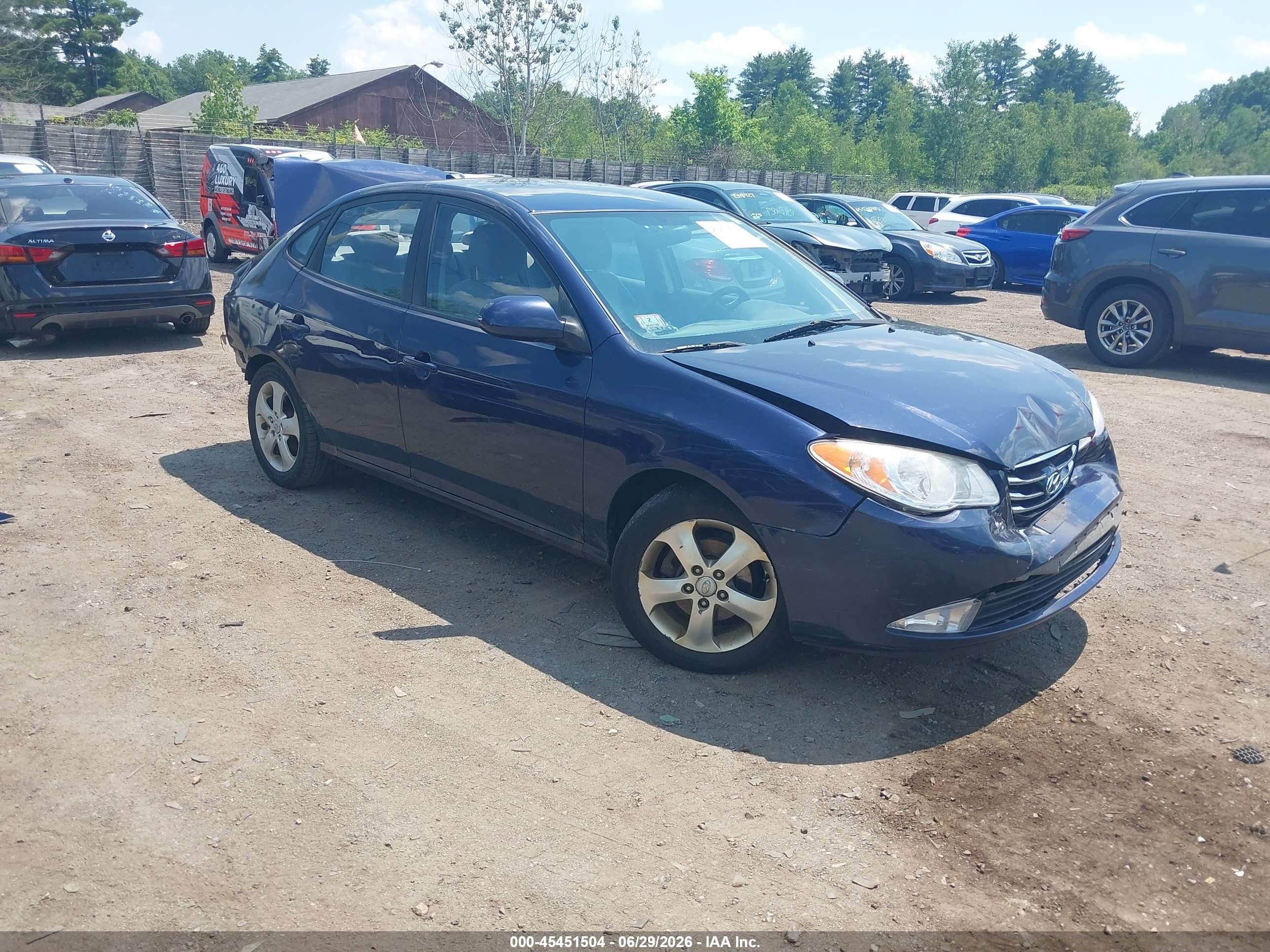 2010 Hyundai Elantra GLS, VIN KMHDU4AD4AU022846 — Front end