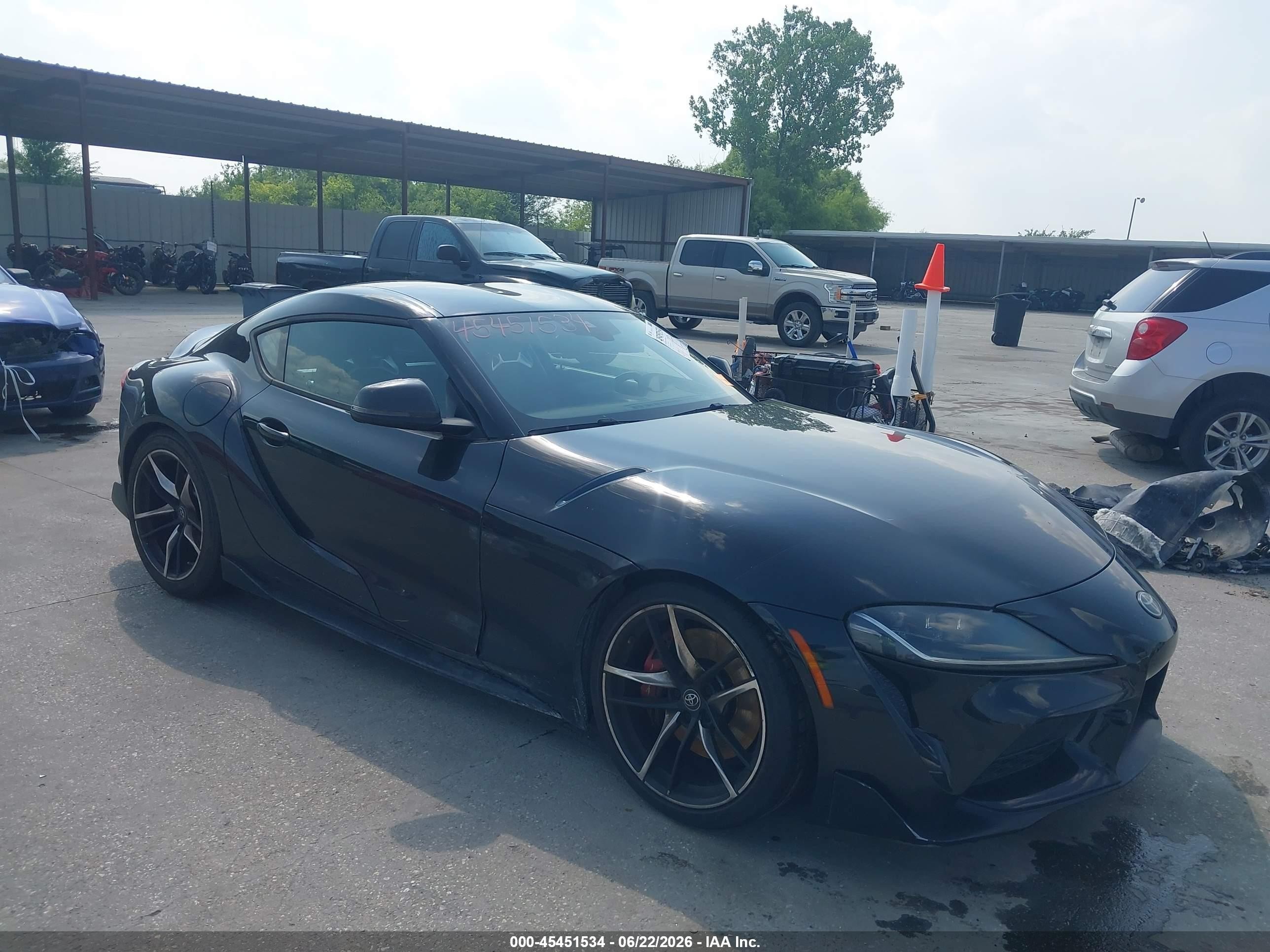 2021 Toyota Supra Premium, VIN WZ1DB0C02MW039569 — Water / flood
