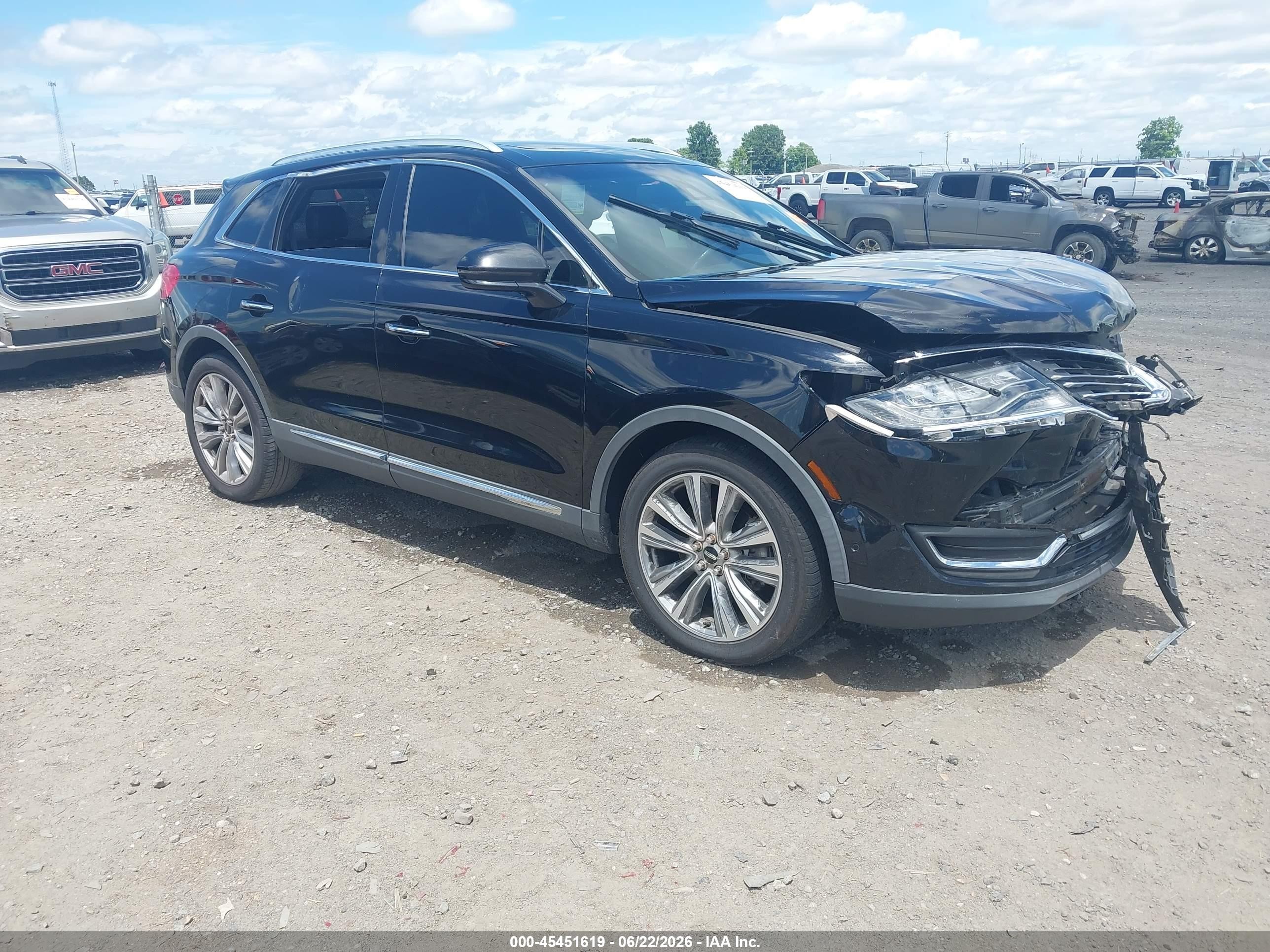 2016 Lincoln MKX Reserve, VIN 2LMTJ8LP1GBL62297 — All over