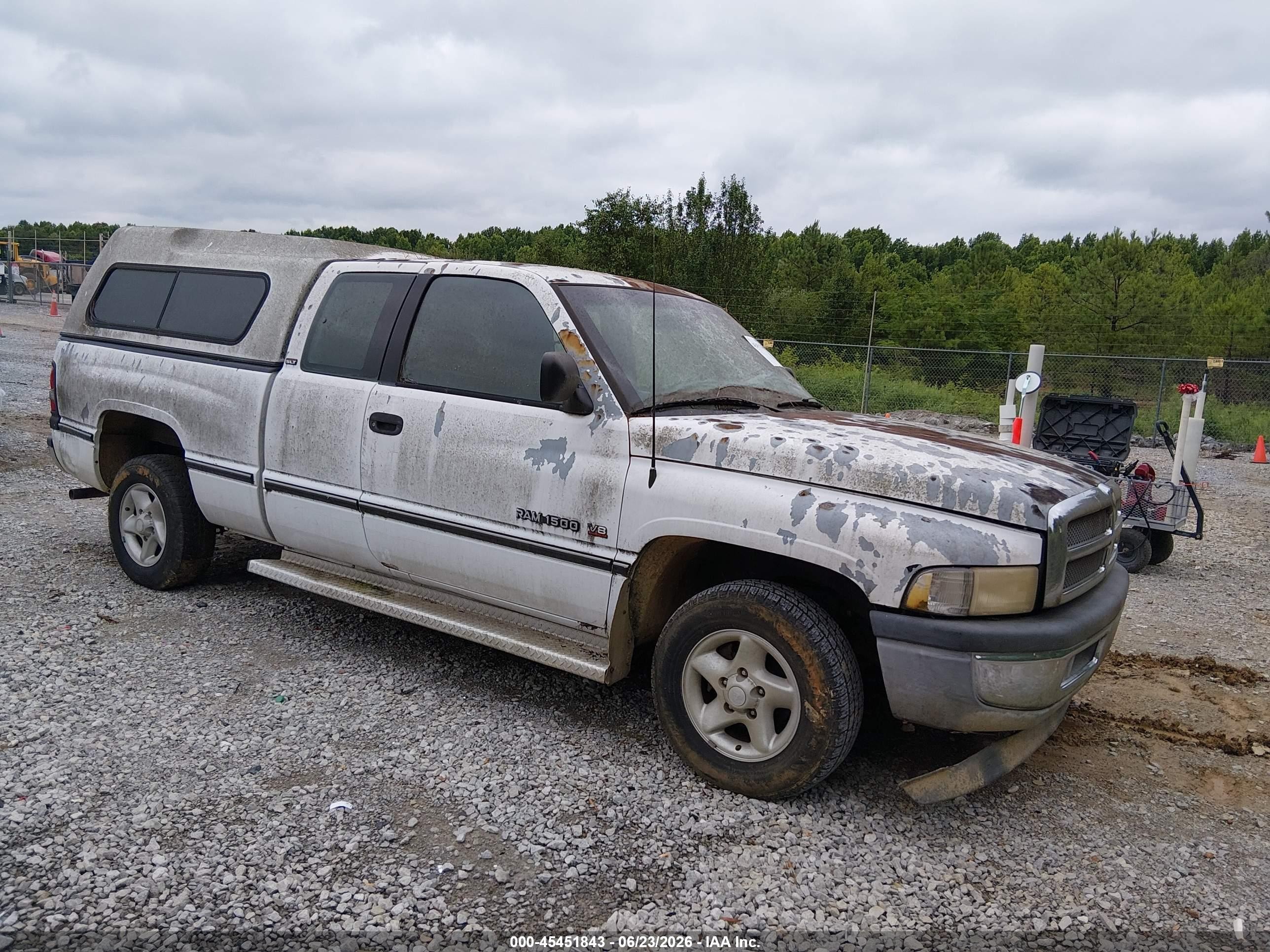 1996 Dodge 1500, VIN 1B7HC13Y5TJ186831 — Обычный износ