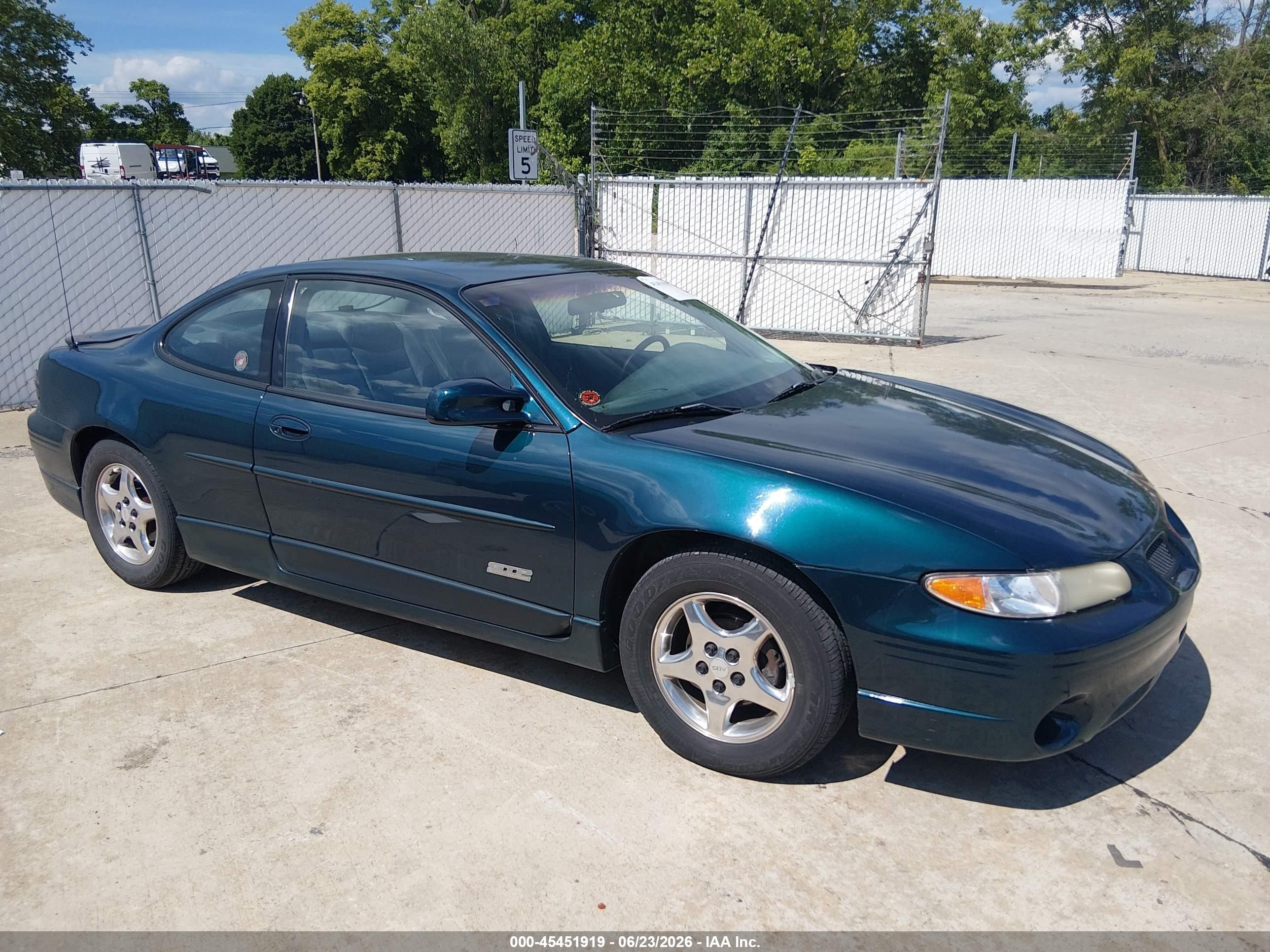 1997 Pontiac Grand Prix GT, VIN 1G2WP1218VF257661 — Обычный износ