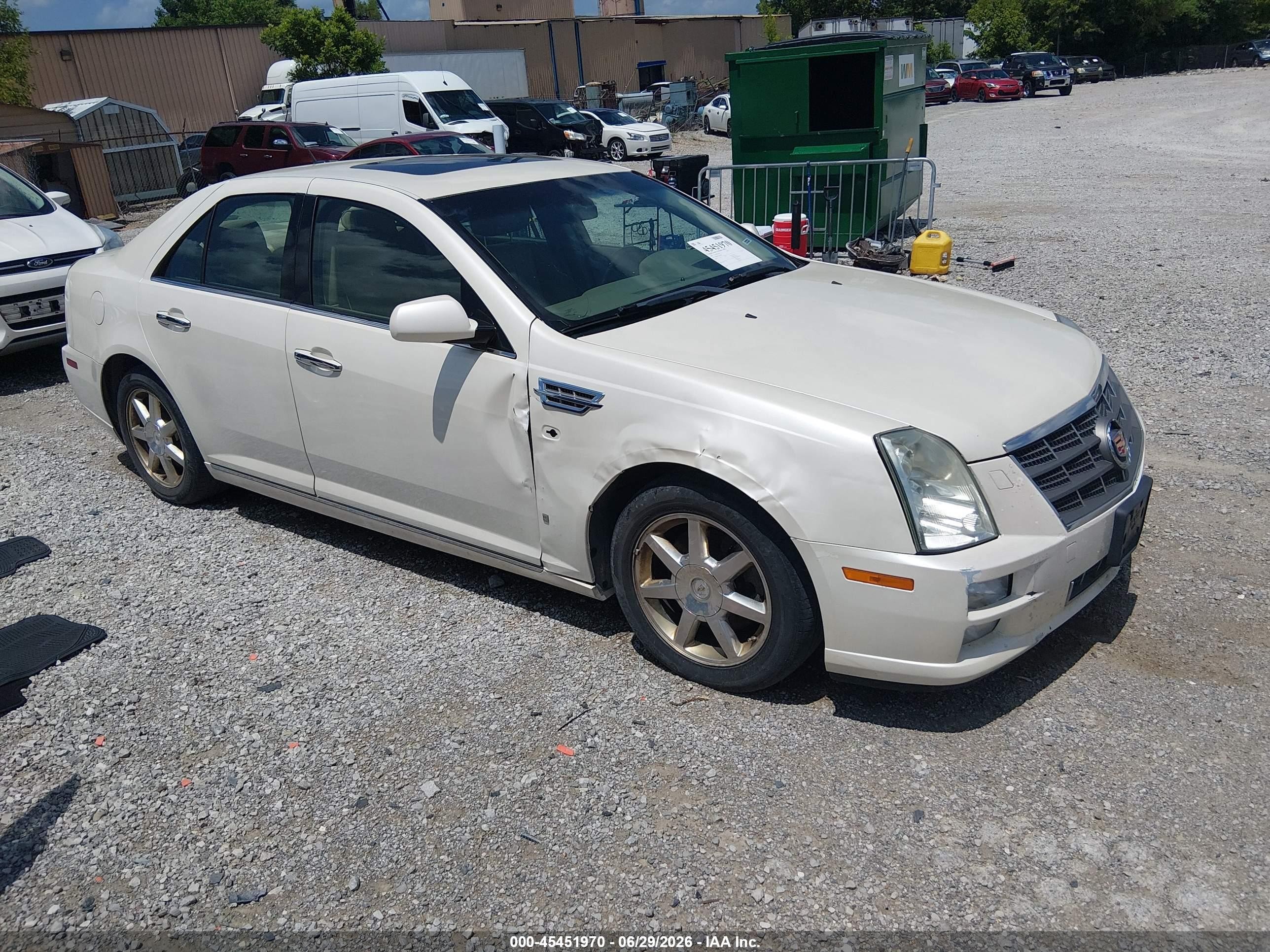 2008 Cadillac STS AWD, VIN 1G6DD67V280156081 — Обычный износ