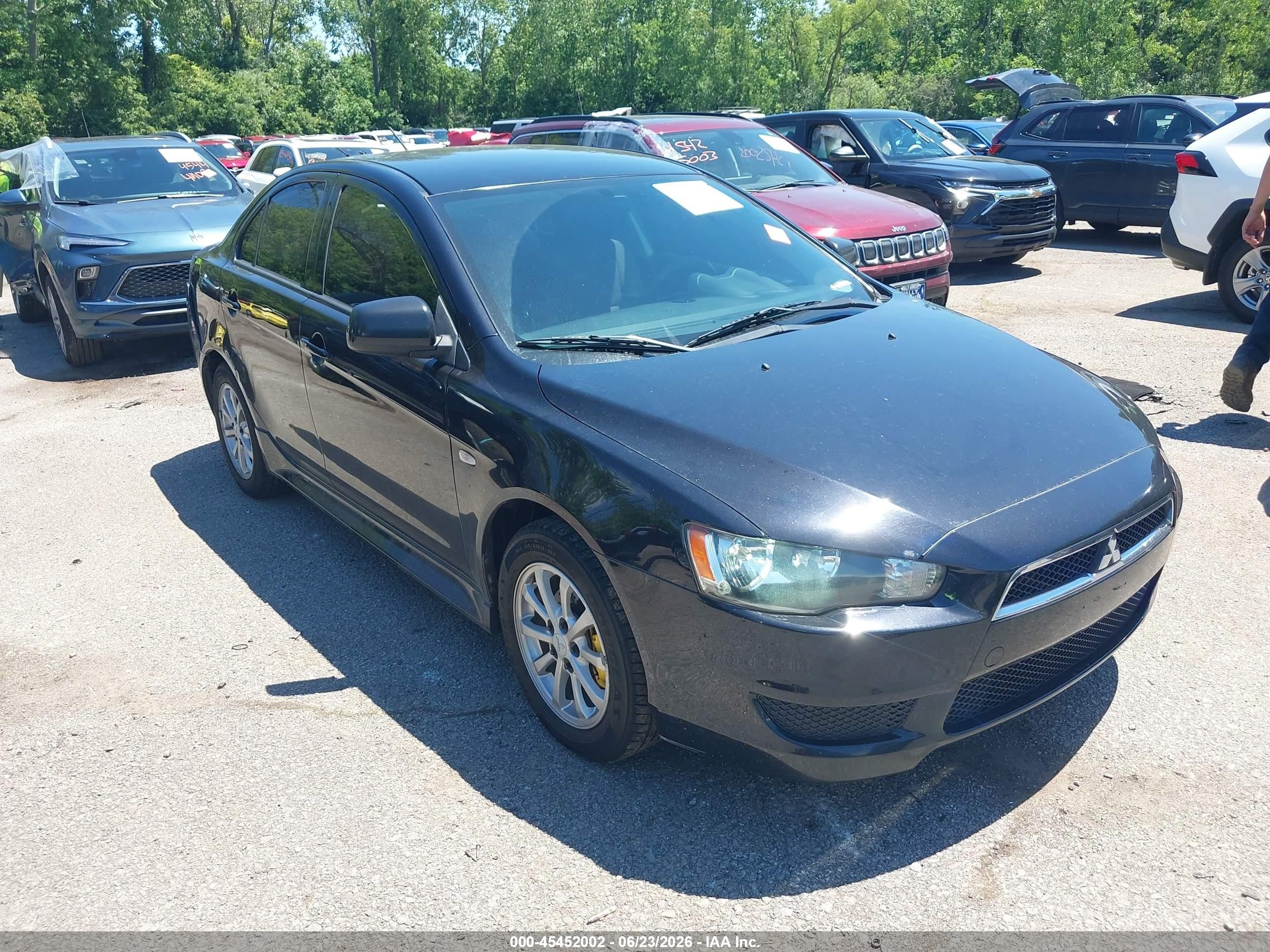 2010 Mitsubishi Lancer ES, VIN JA32U2FU2AU023856 — Side