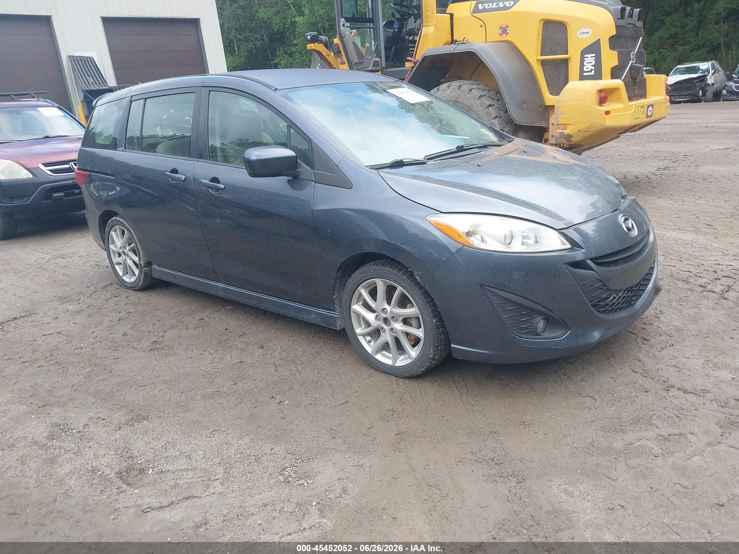2012 Mazda 5 Touring, VIN JM1CW2CL8C0105032 — Front end