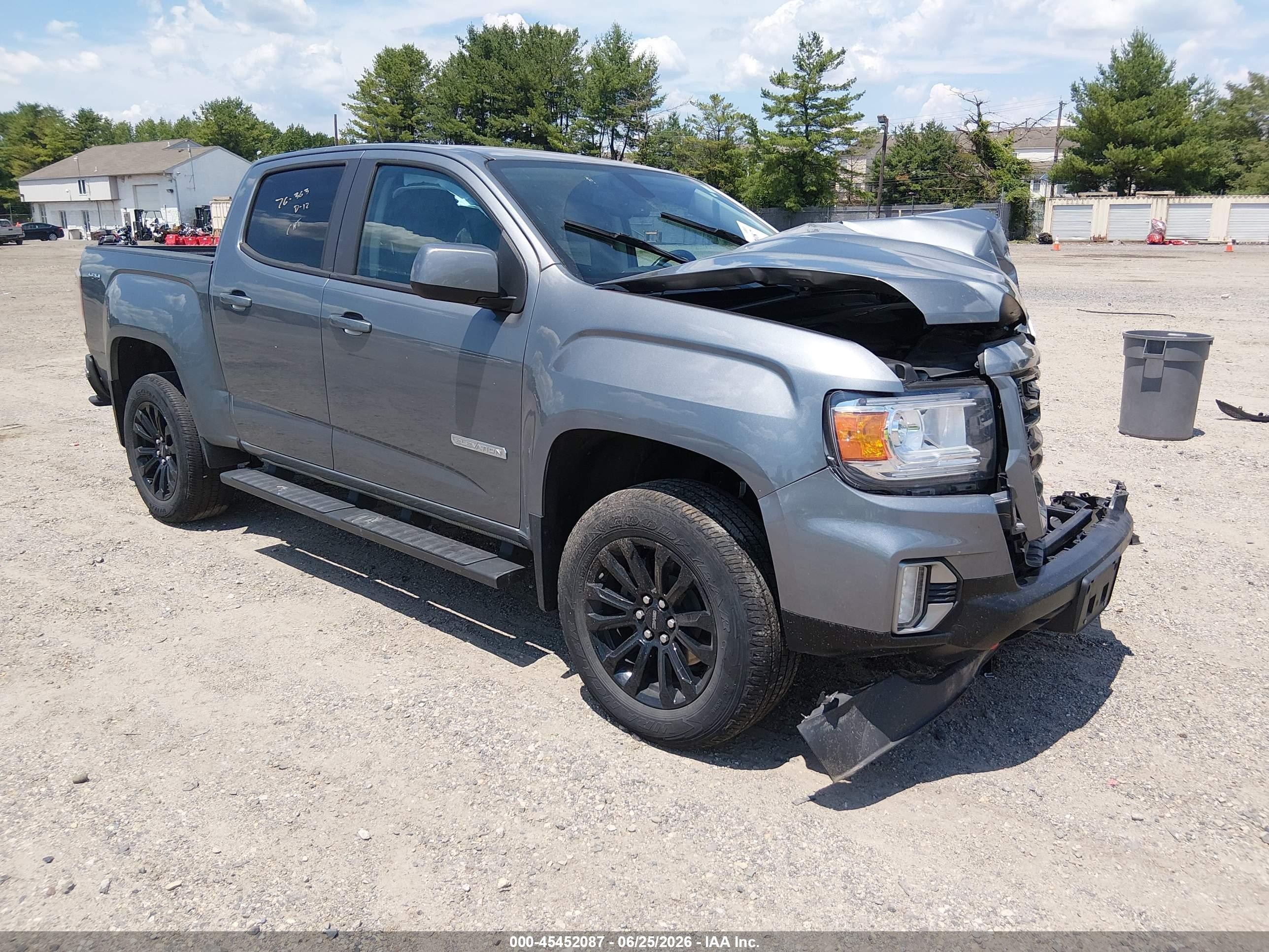 2022 GMC Canyon 4WD Elevation, VIN 1GTG6CEN7N1230980 — Перед
