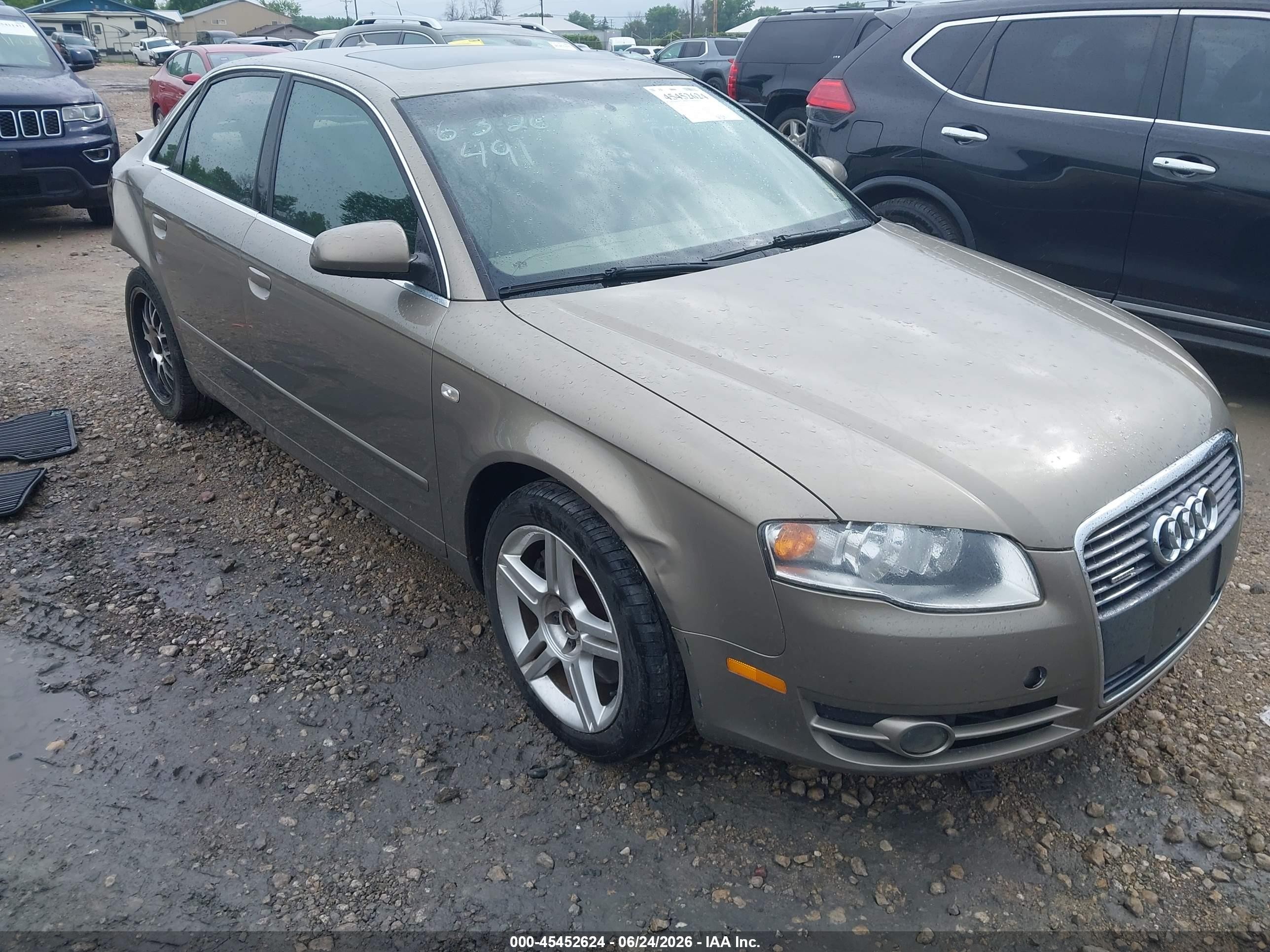 2007 Audi A4 2.0T, VIN WAUDF78E17A118505 — Зад