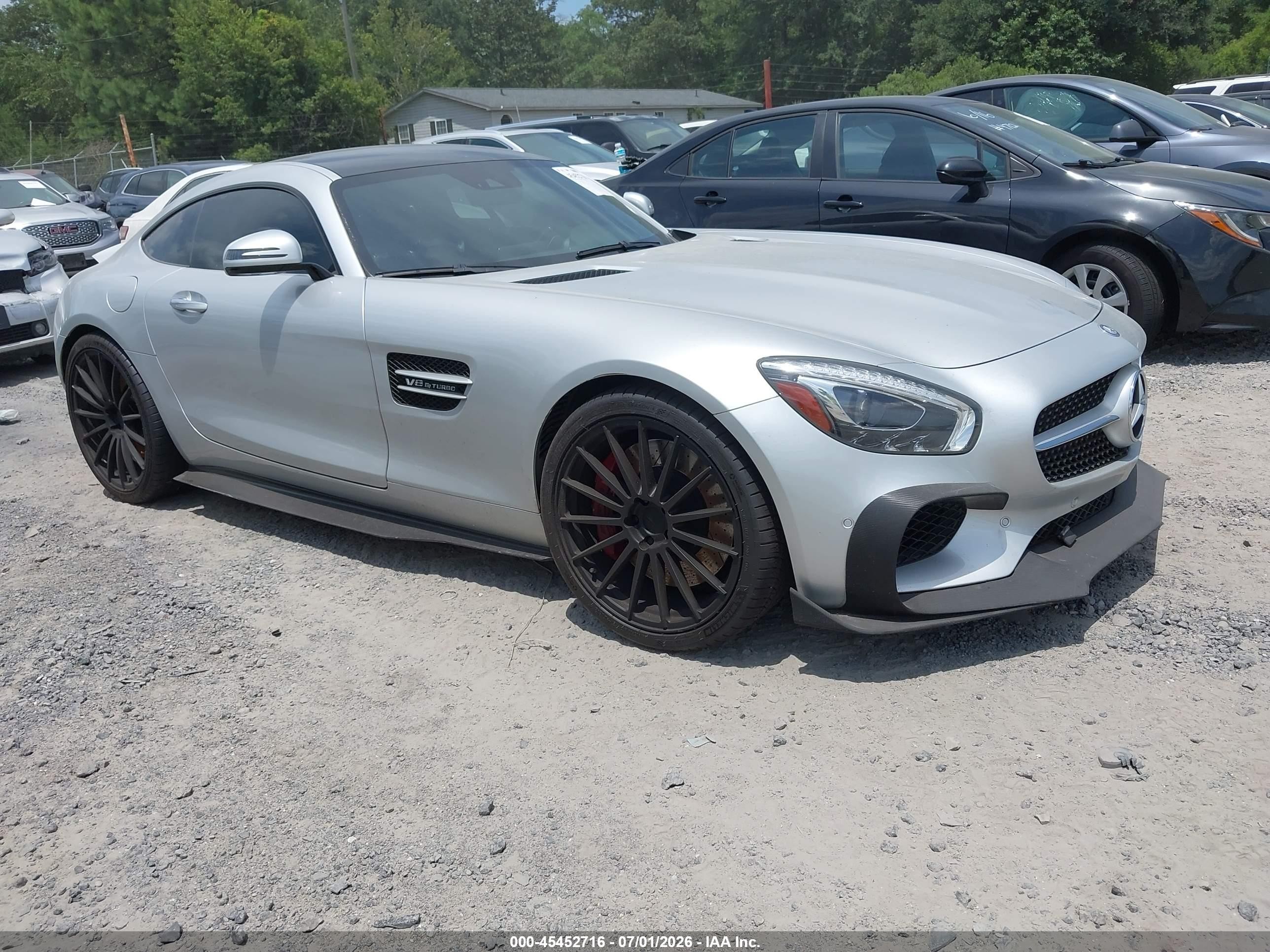 2017 Mercedes-Benz AMG GT S, VIN WDDYJ7JA8HA009895 — Not stated