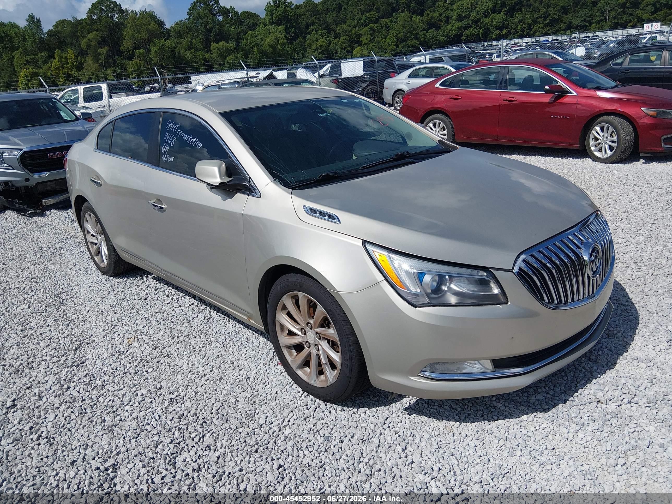 2015 Buick LaCrosse Leather, VIN 1G4GB5G34FF114168 — Repossession