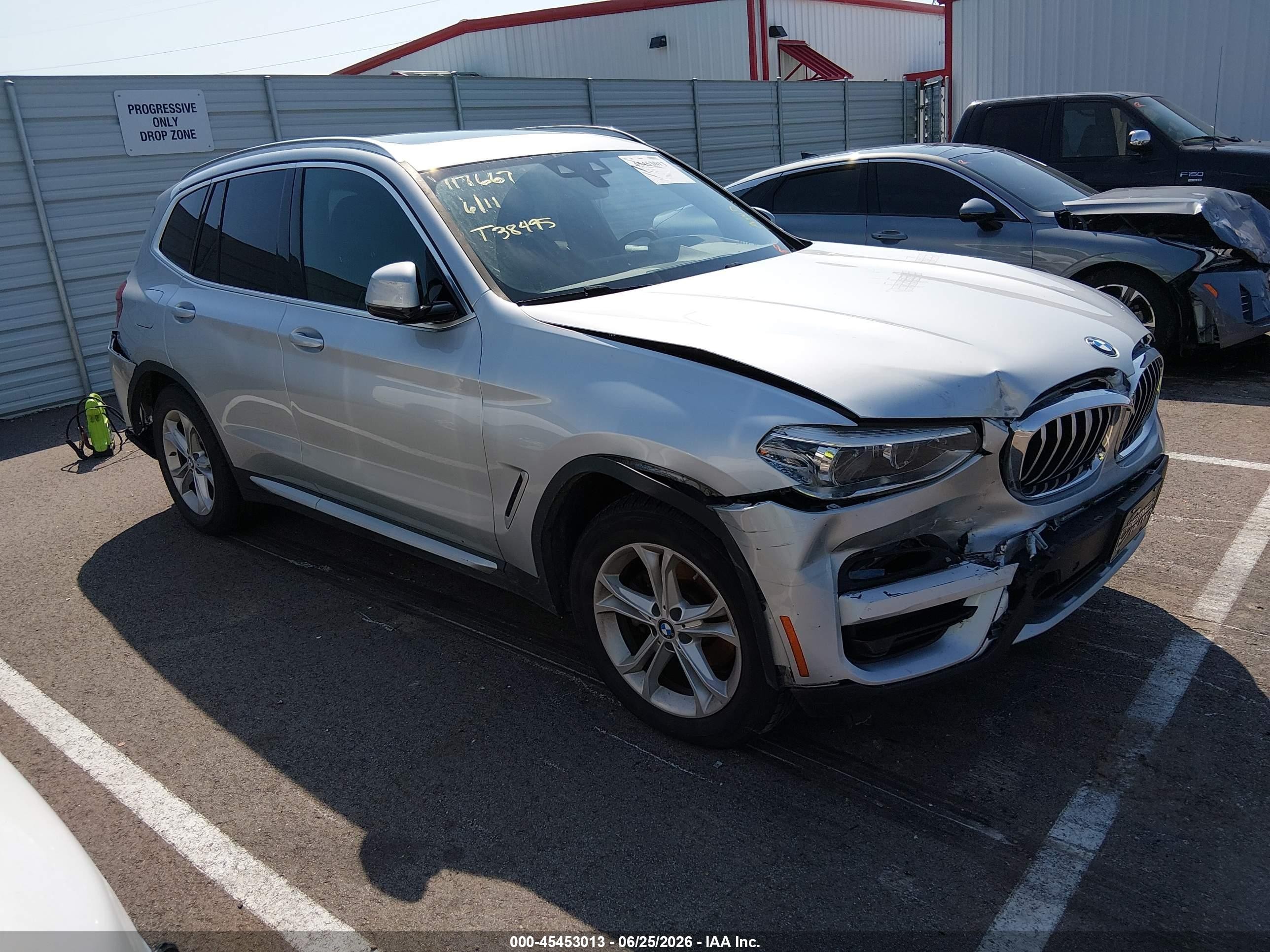 2020 BMW X3 xDrive30i, VIN 5UXTY5C09LLT38495 — По всему кузову