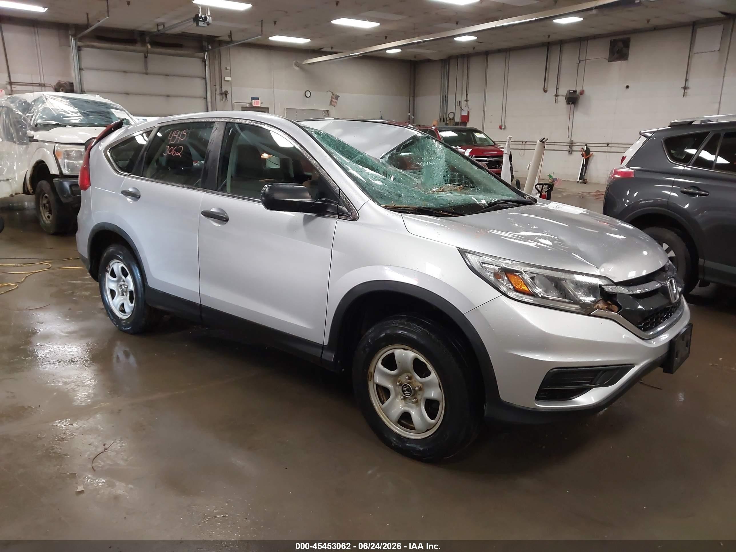 2016 Honda CR-V LX, VIN 2HKRM4H34GH663828 — Крыша