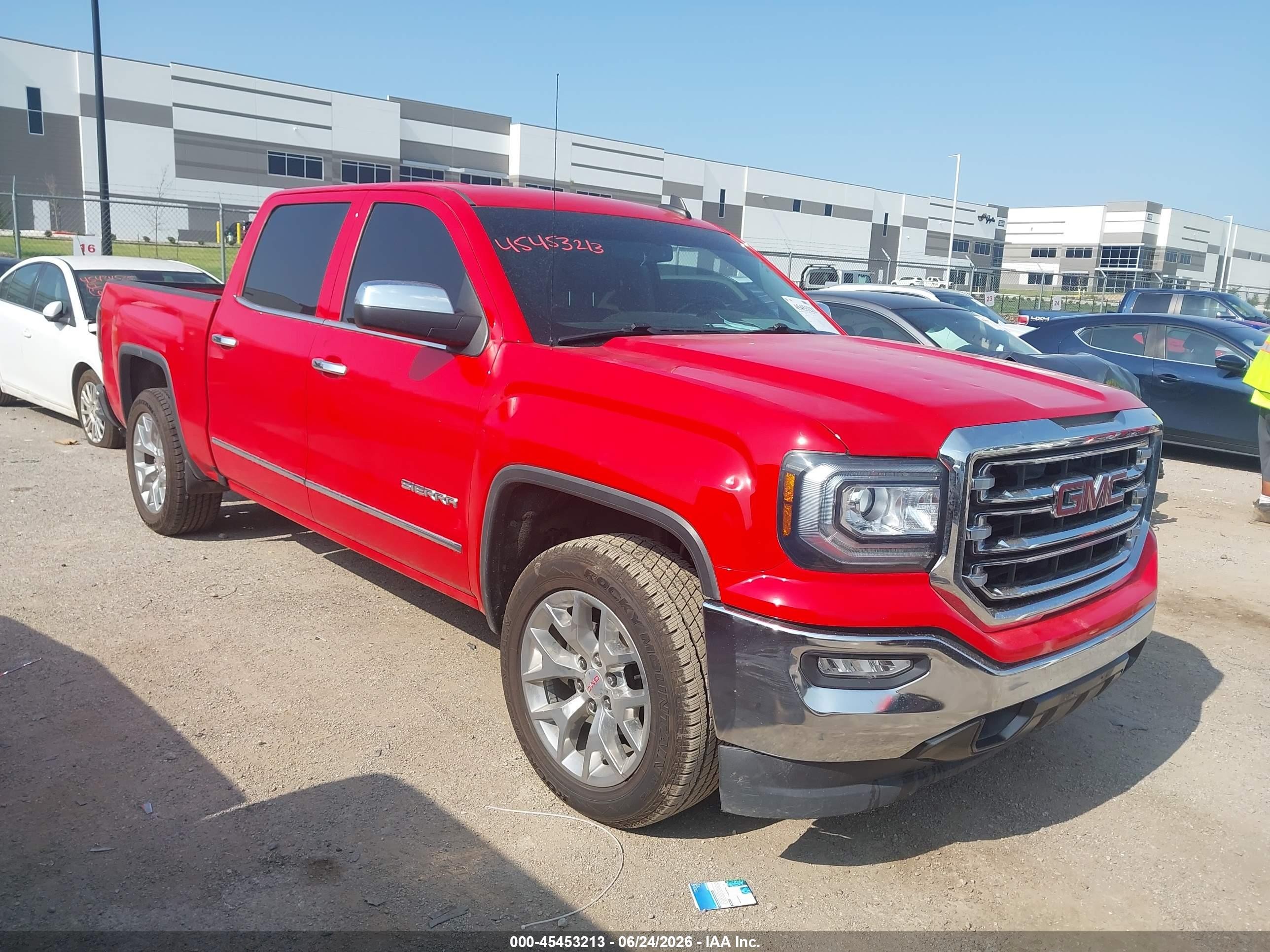 2018 GMC Sierra 1500 SLT, VIN 3GTP1NEC5JG387105 — Hail