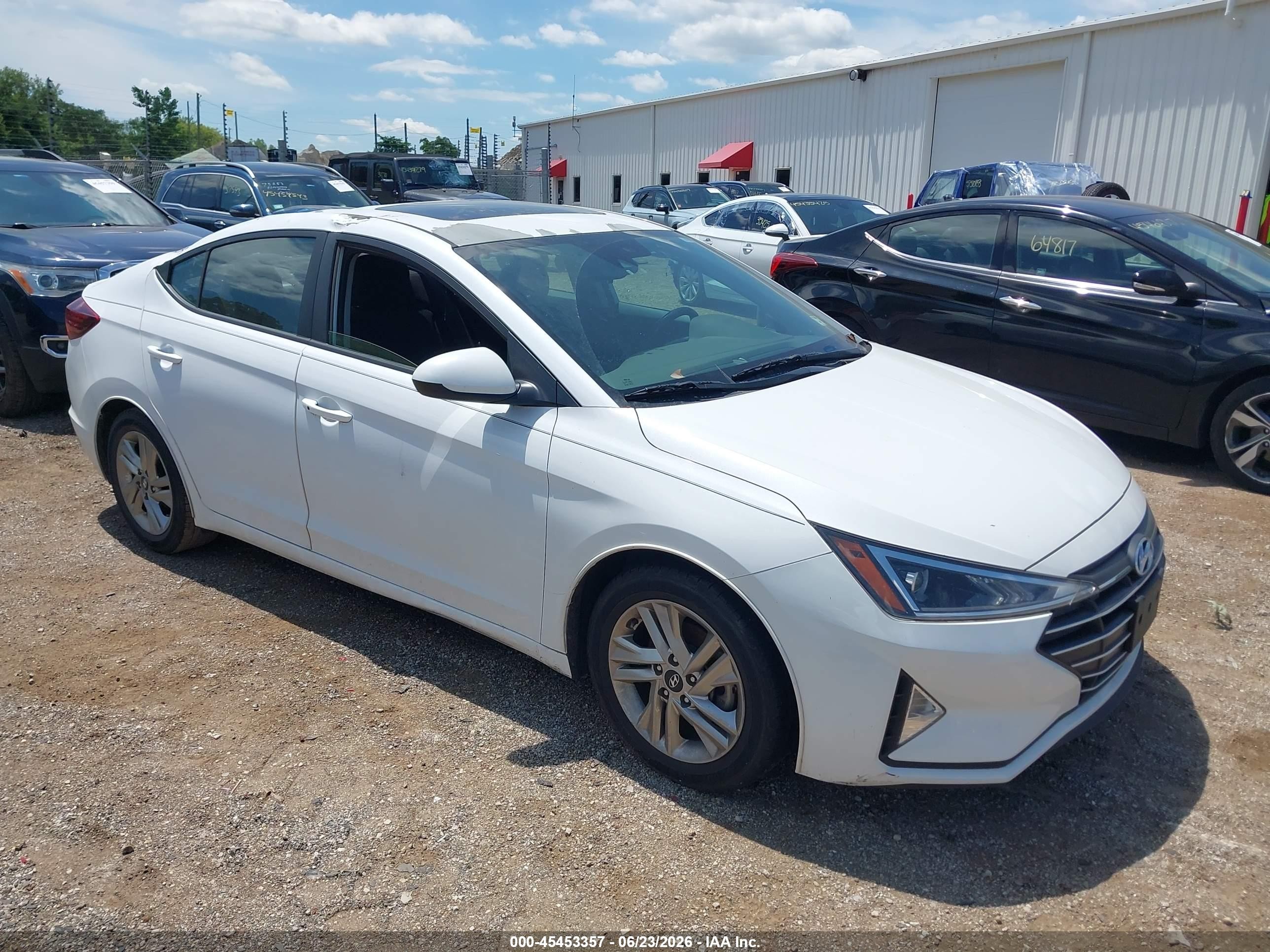 2020 Hyundai Elantra Value Edition, VIN 5NPD84LFXLH518254 — Roof