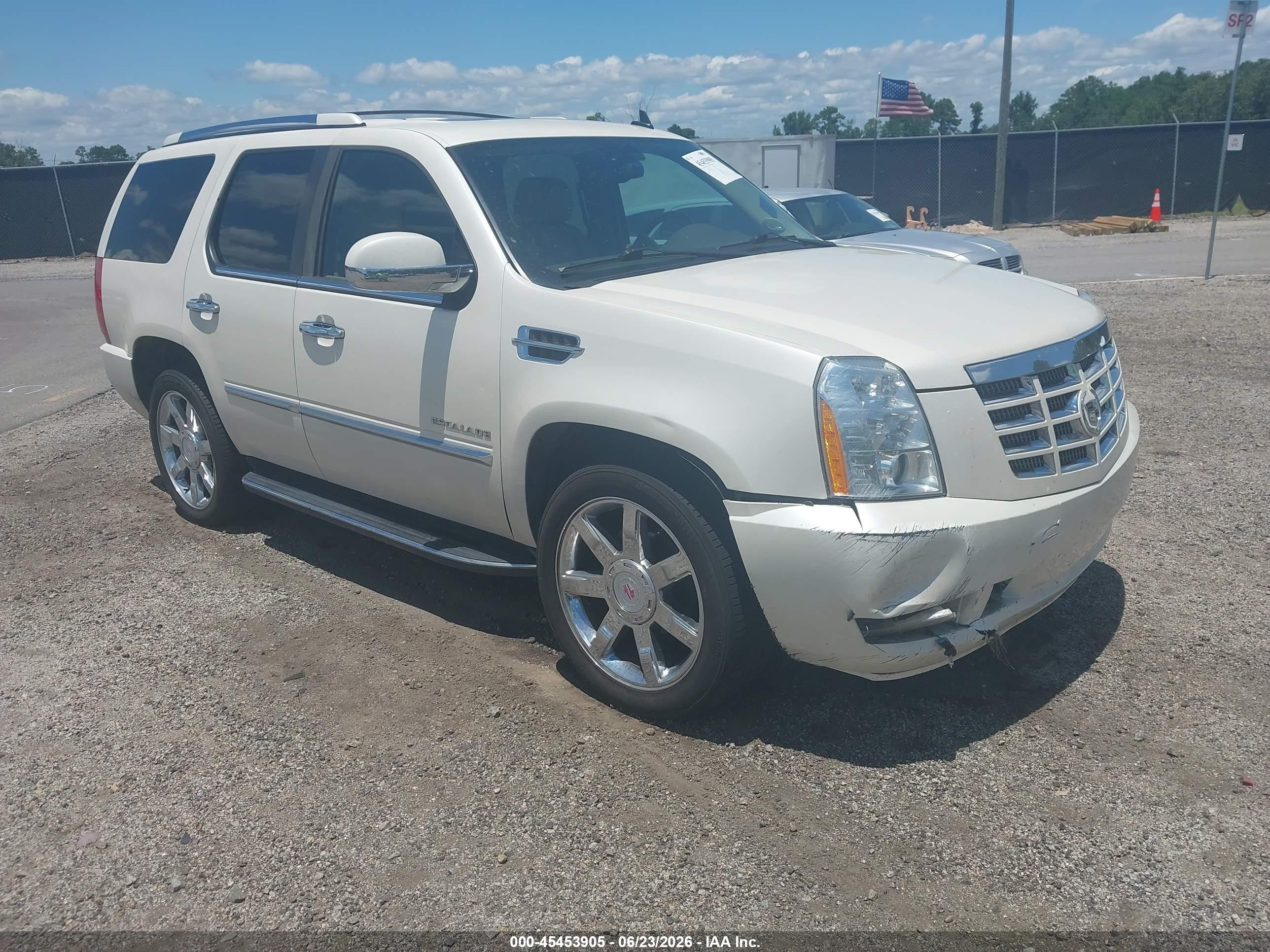 2010 Cadillac Escalade Luxury, VIN 1GYUCBEF9AR250166 — Front end
