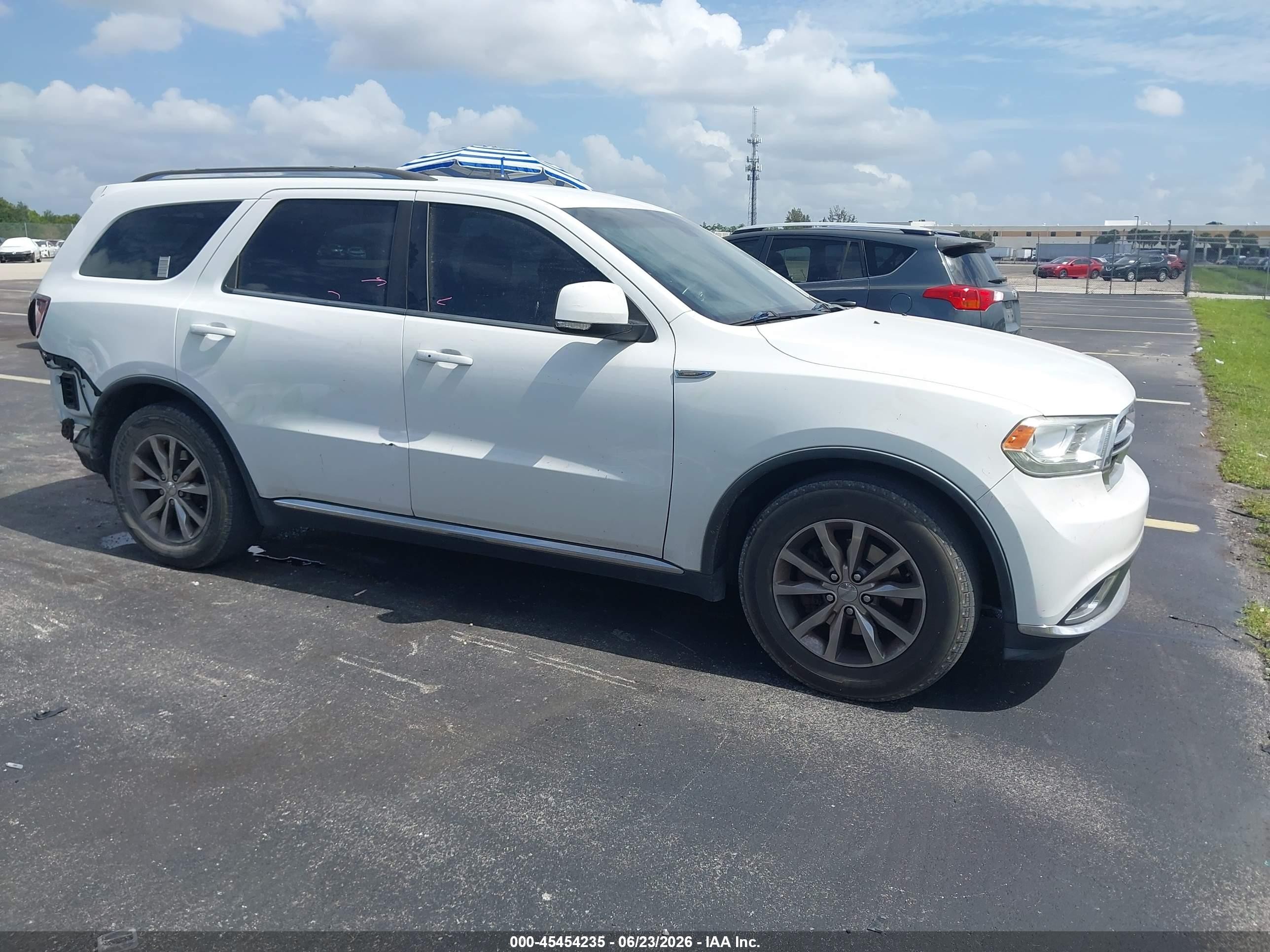 2015 Dodge Durango Limited, VIN 1C4RDHDG2FC770726 — Rear end