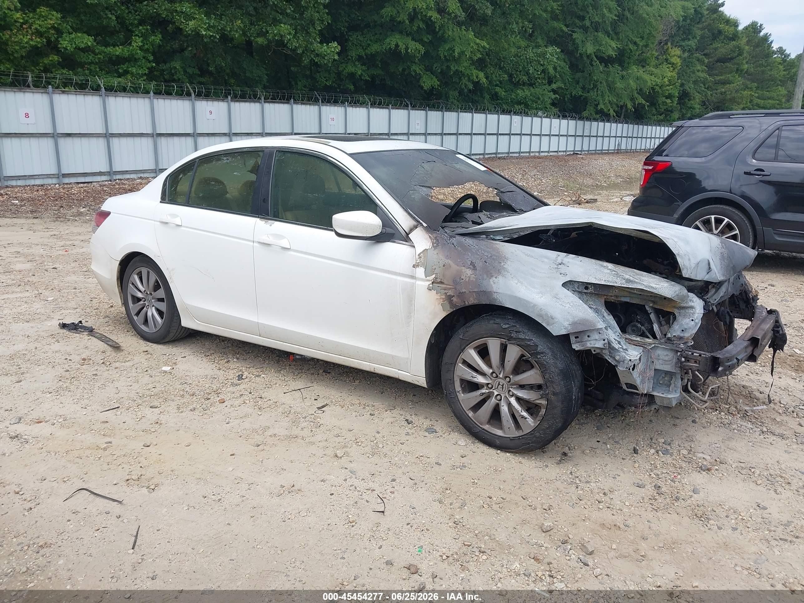 2011 Honda Accord EX, VIN 1HGCP2F71BA065687 — Burn