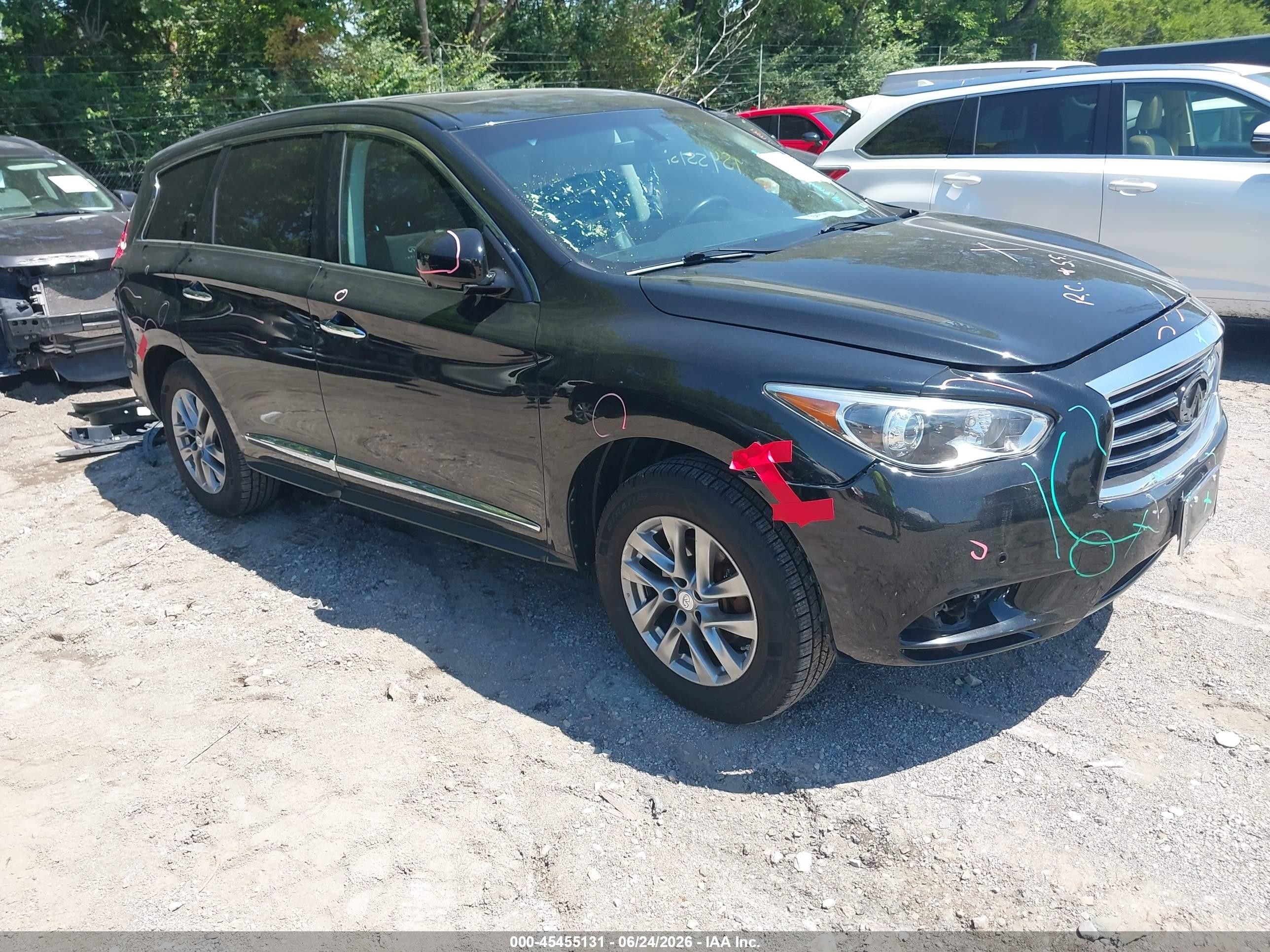2013 Infiniti JX35, VIN 5N1AL0MM3DC332717 — All over