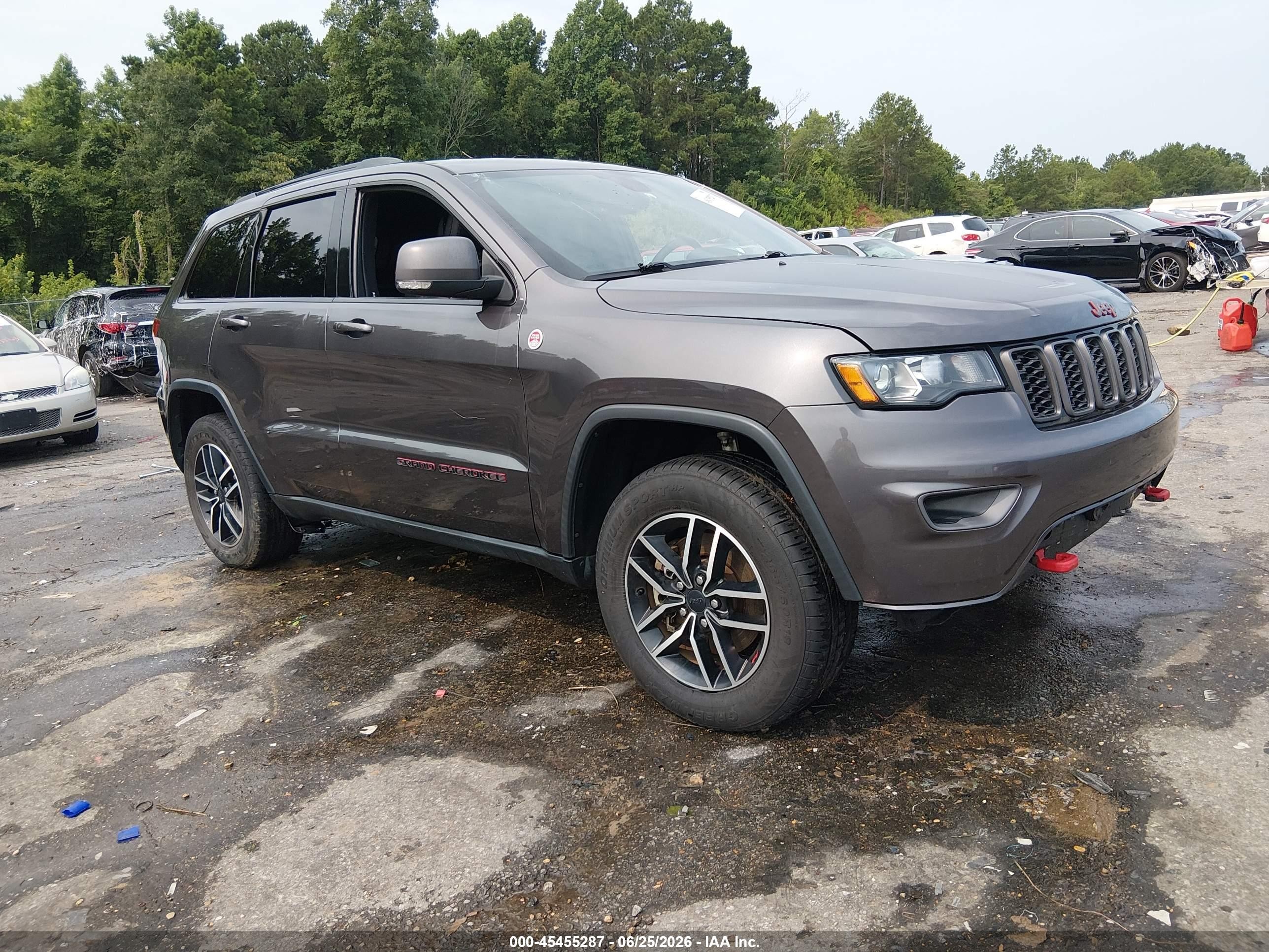 2021 Jeep Grand Cherokee Trailhawk, VIN 1C4RJFLG8MC650604 — Water / flood