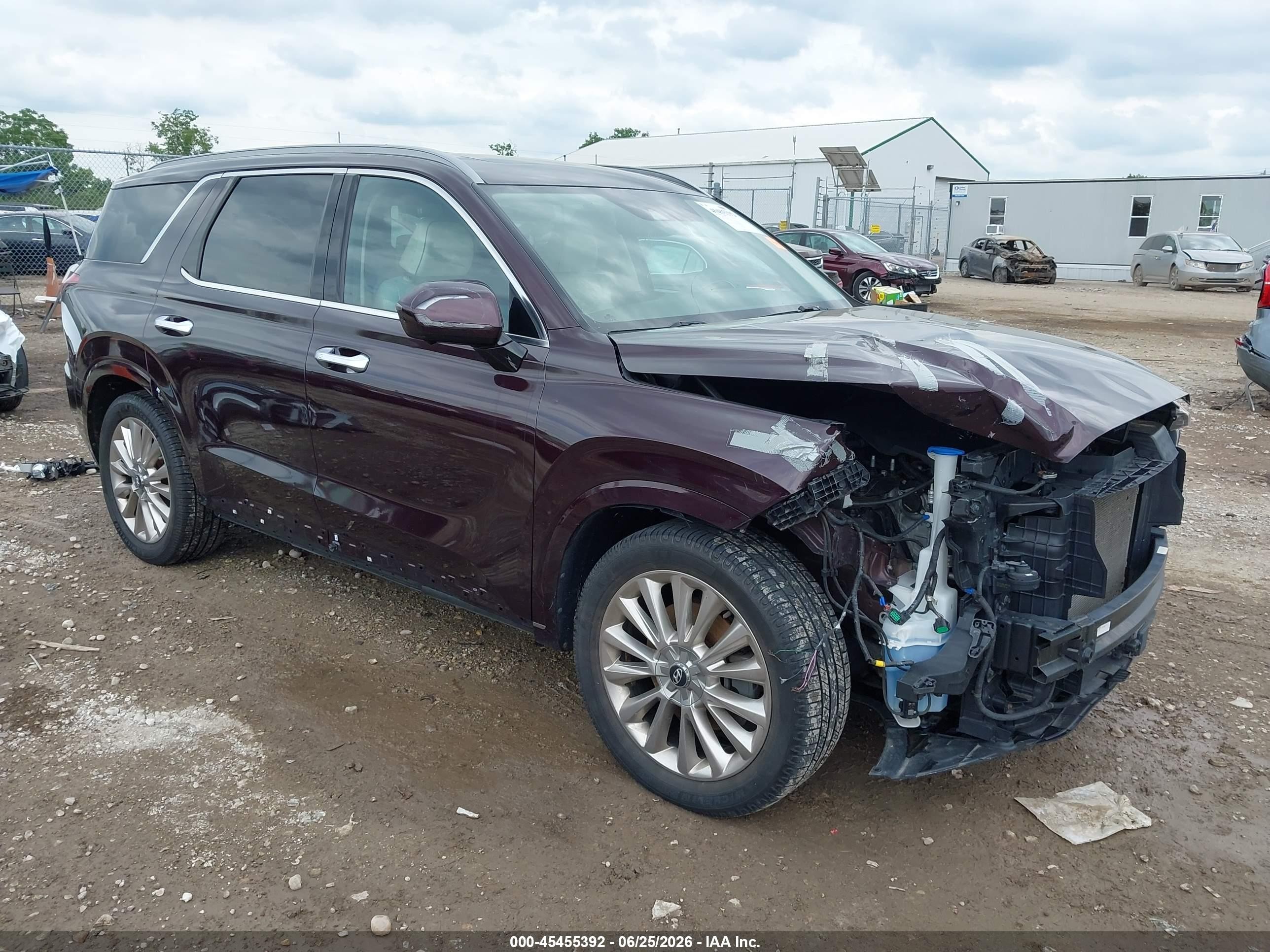 2020 Hyundai Palisade Limited, VIN KM8R5DHE7LU061399 — Front end