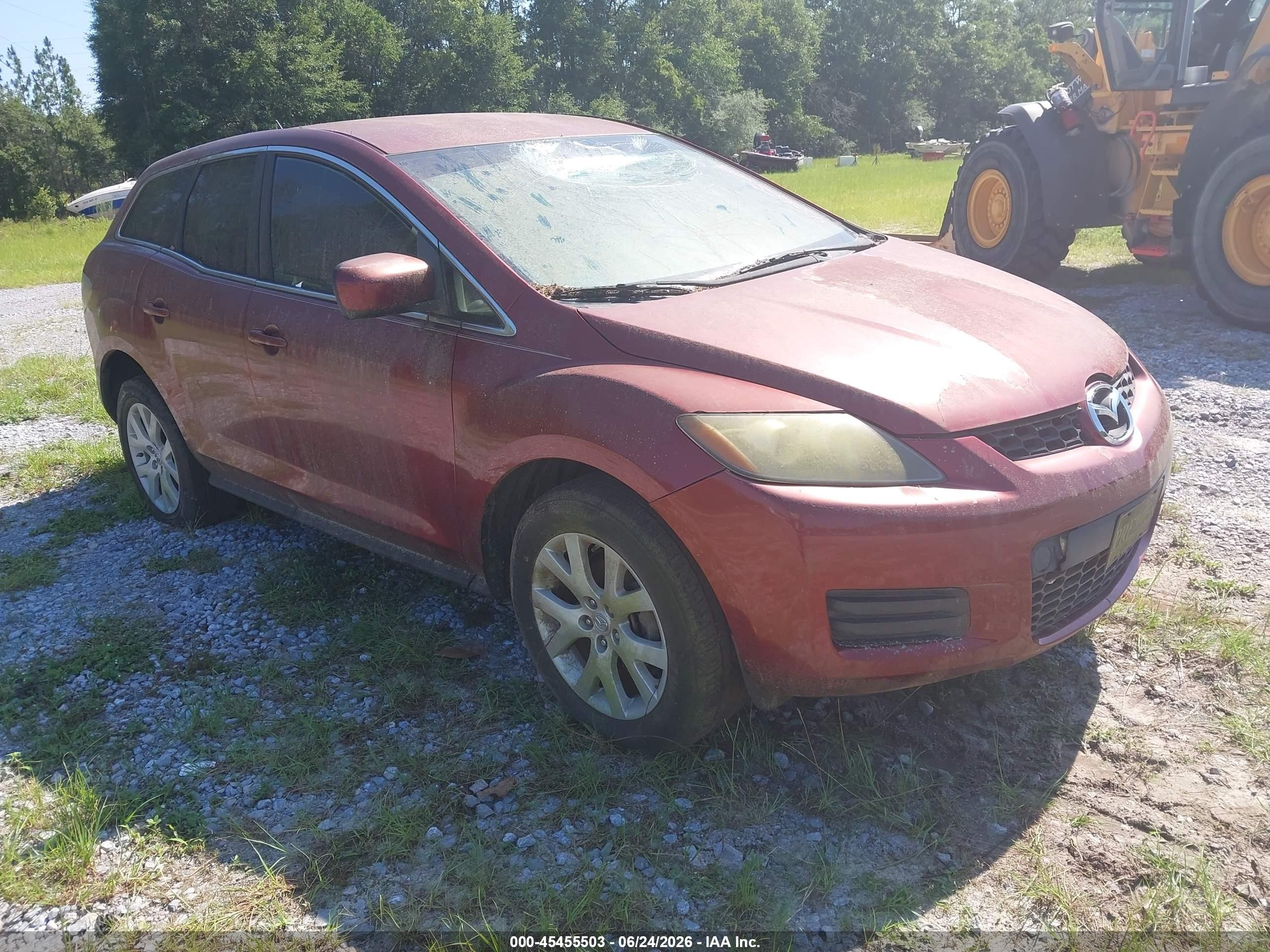 2008 Mazda CX-7 Grand Touring, VIN JM3ER293780174218 — Side